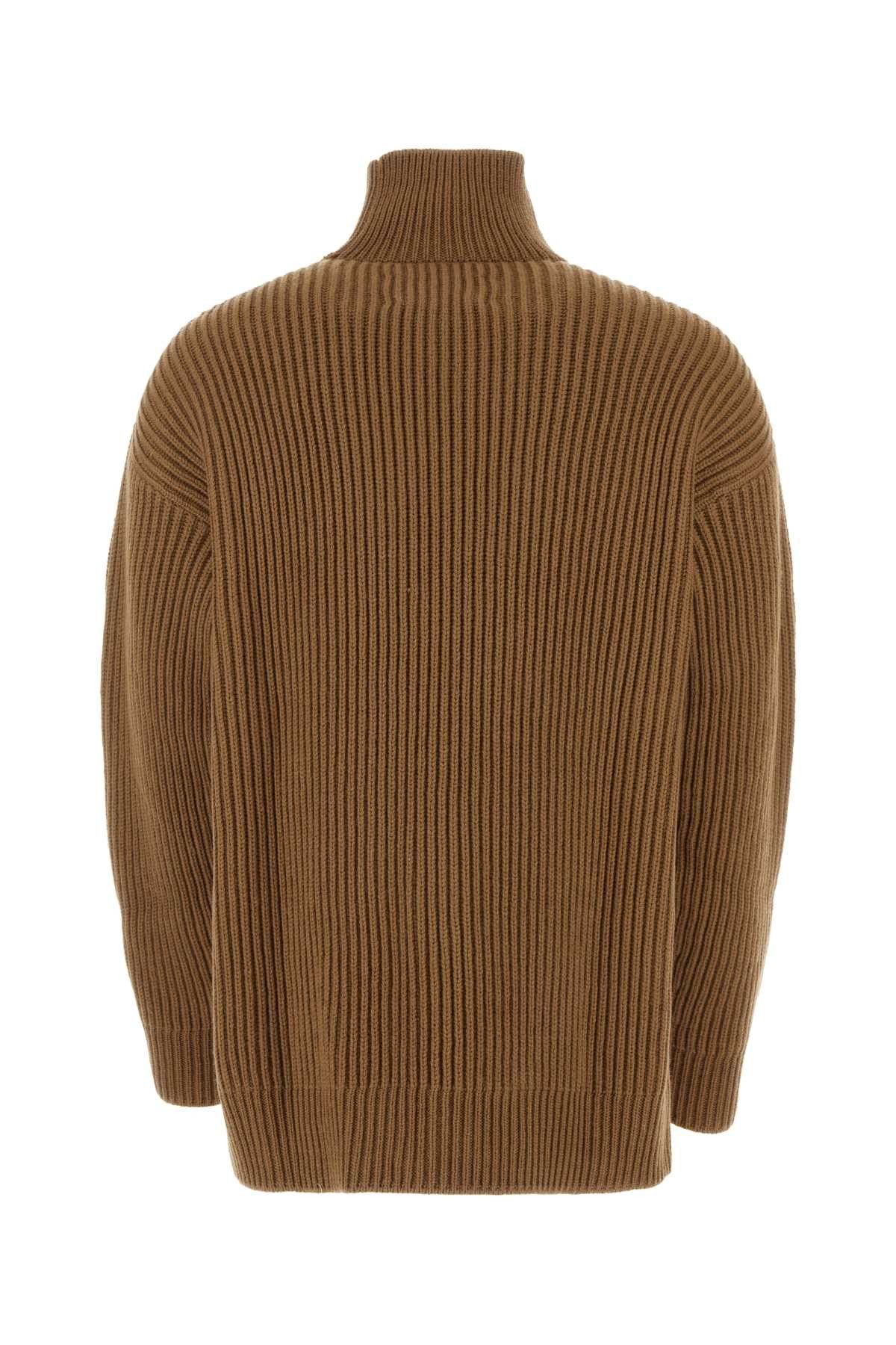 Jil Sander Biscuit Wool Sweater Size US M / EU 48-50 / 2 - 2 Thumbnail