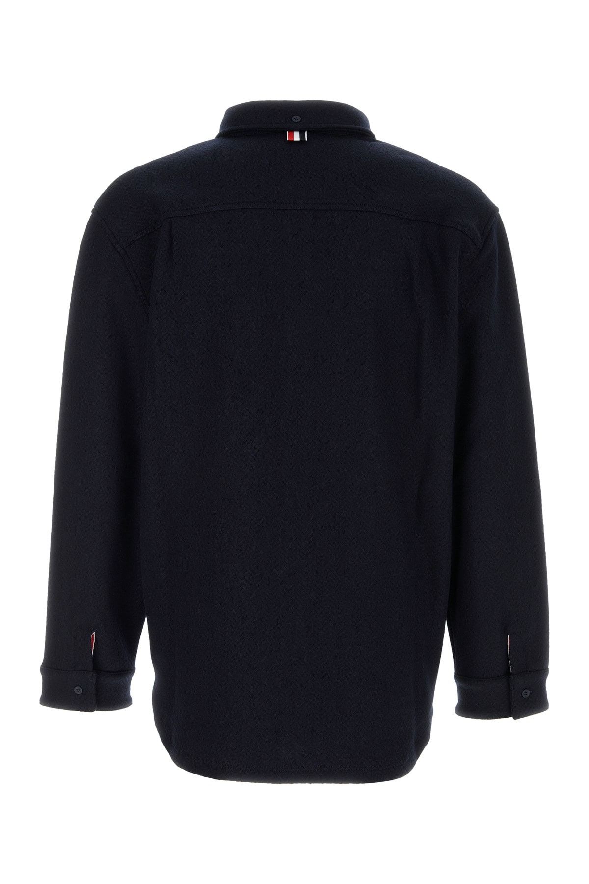 Thom Browne Midnight Blue Cotton Blend Oversize Shirt Size US S / EU 44-46 / 1 - 2 Thumbnail