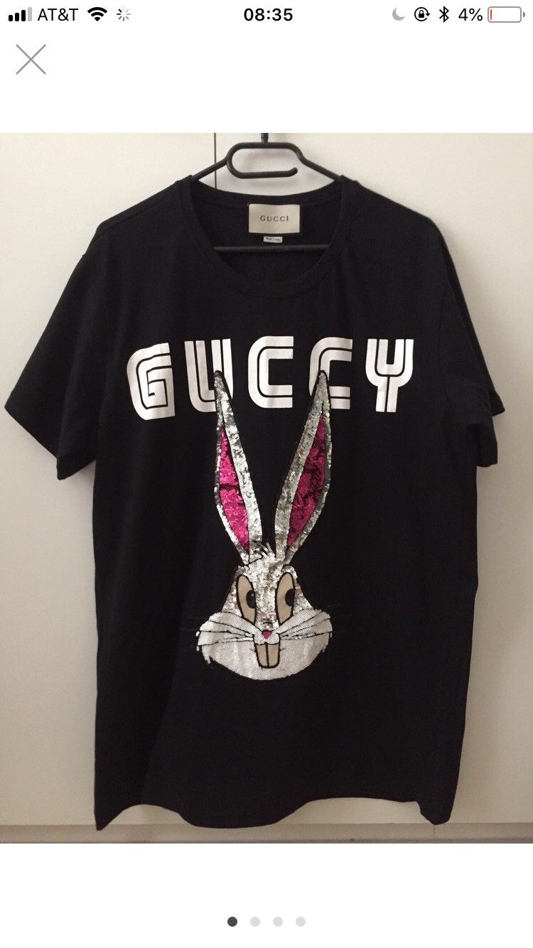 Gucci bunny t shirt online