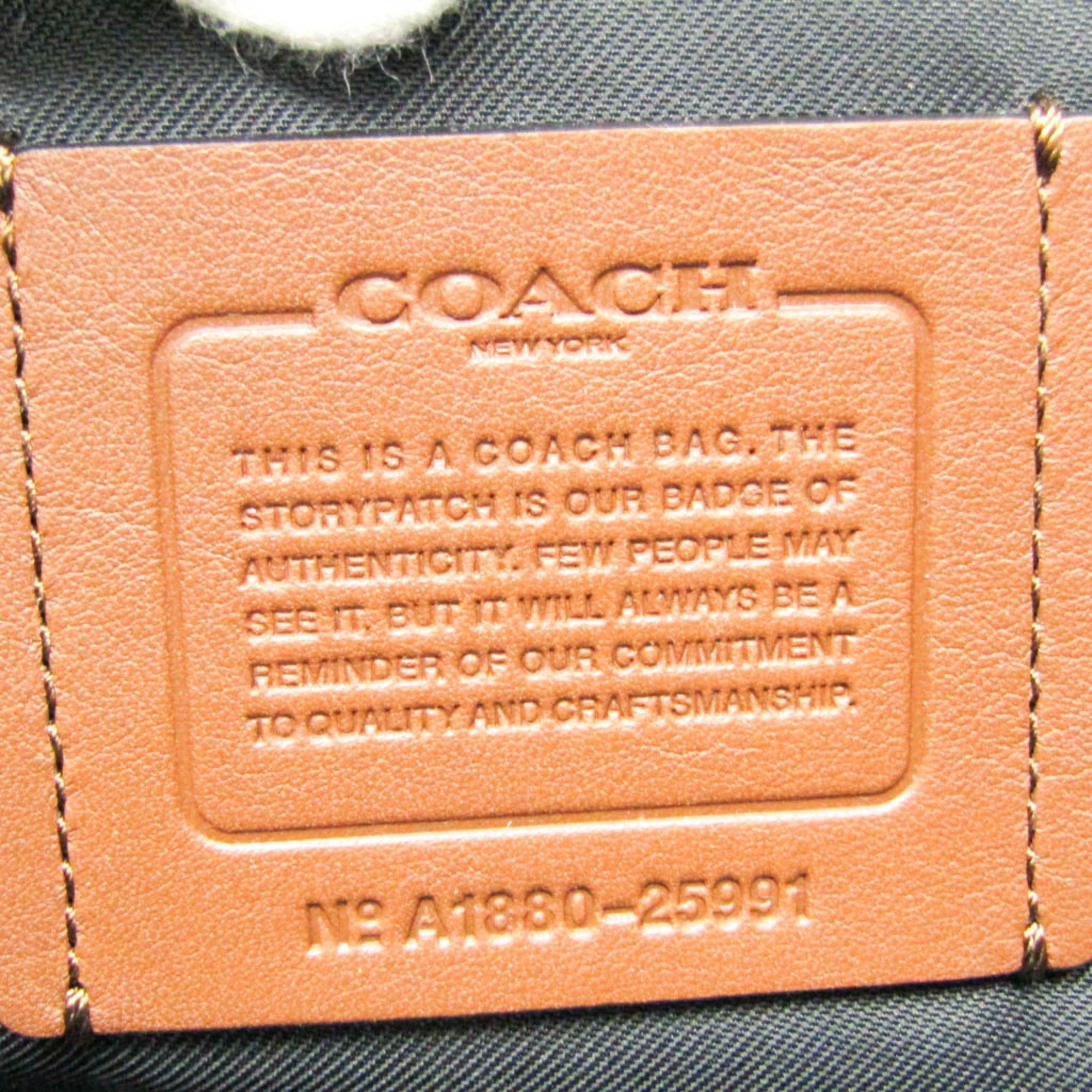 Coach Coach Metropolitan Slim 25991 Men's Leather Briefcase,Handbag,Shoulder Bag Dark Brown Size ONE SIZE - 15 Thumbnail