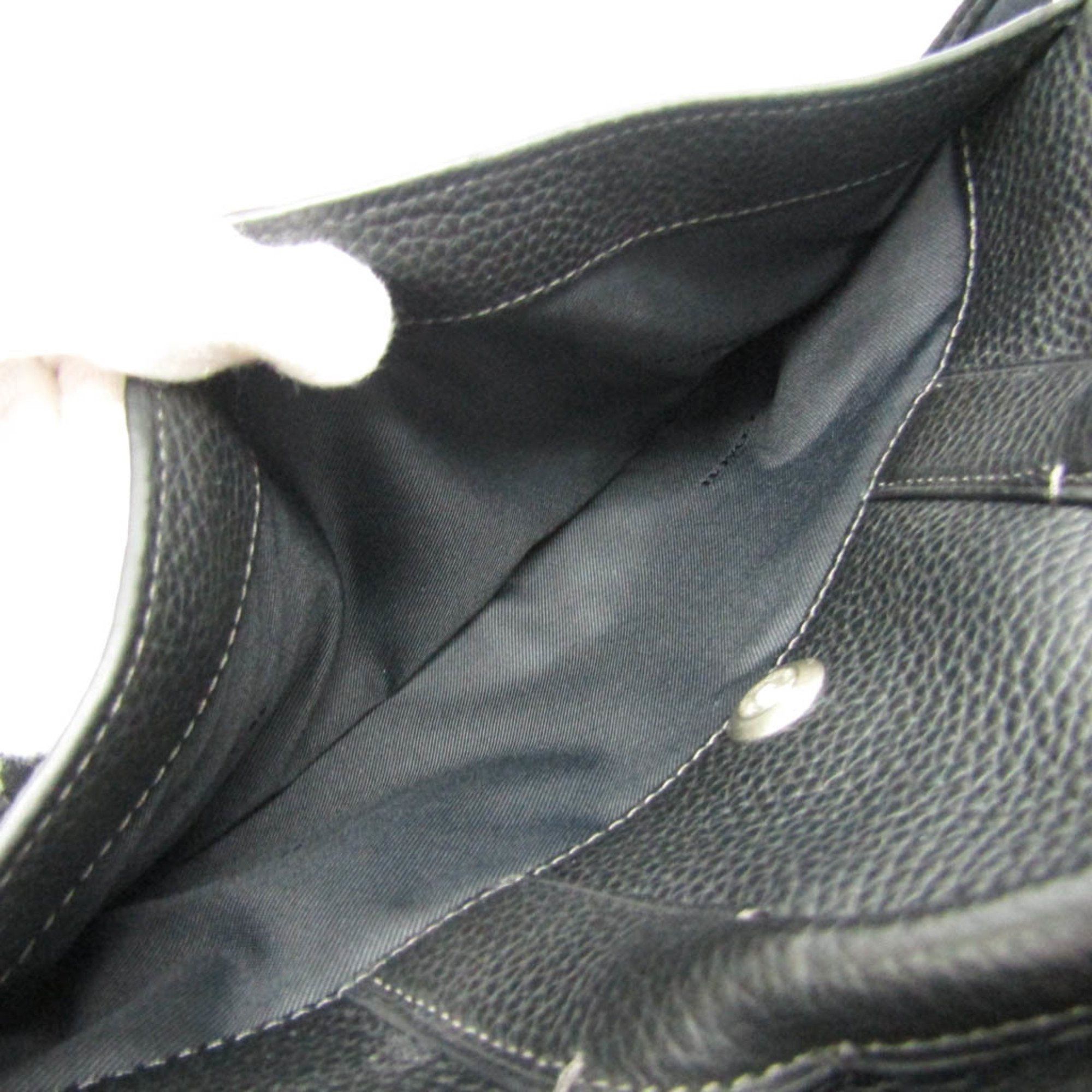 Coach Coach Manhattan Wild Beast 72009 Men's Leather Shoulder Bag Black,Khaki Size ONE SIZE - 10 Thumbnail