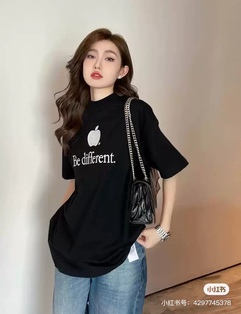 Balenciaga Be Different Apple Shirt beige | eBay