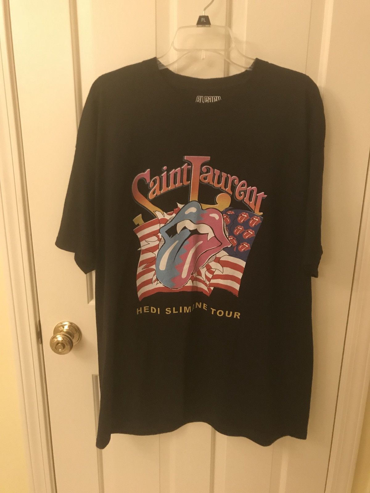 Bleach Goods Saint Laurent Paris Vintage Concert T-Shirt Size XXL Size US XXL / EU 58 / 5 - 1 Thumbnail
