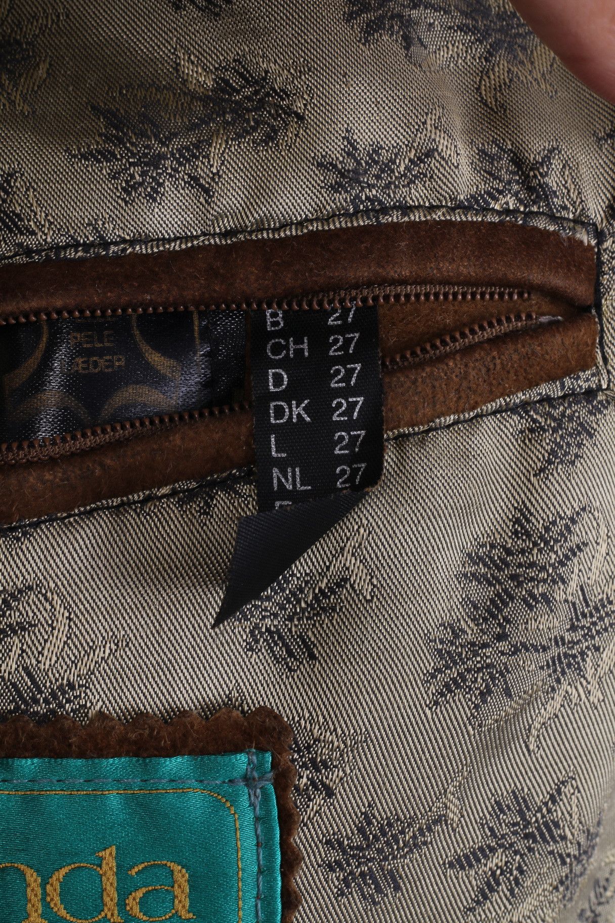 Other Canada C&A Men 44 L Leather Jacket Blazer Camel Retro 10677 Size US S / EU 44-46 / 1 - 6 Thumbnail