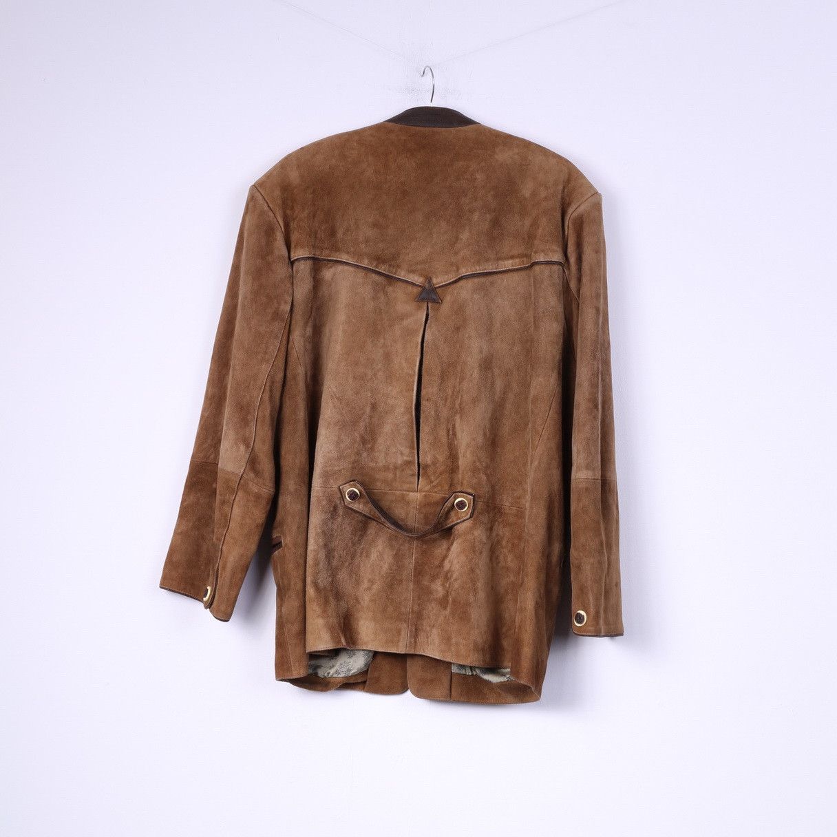 Other Canada C&A Men 44 L Leather Jacket Blazer Camel Retro 10677 Size US S / EU 44-46 / 1 - 7 Thumbnail