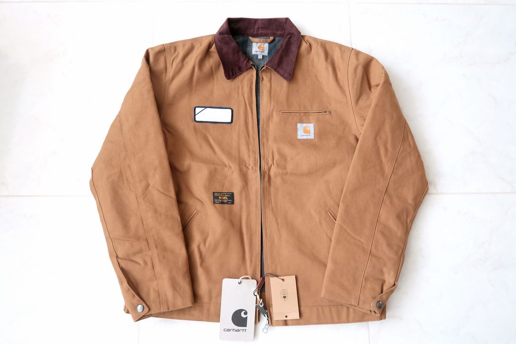 WTAPS x Carhartt DETROIT JACKET NAVY - ミリタリージャケット