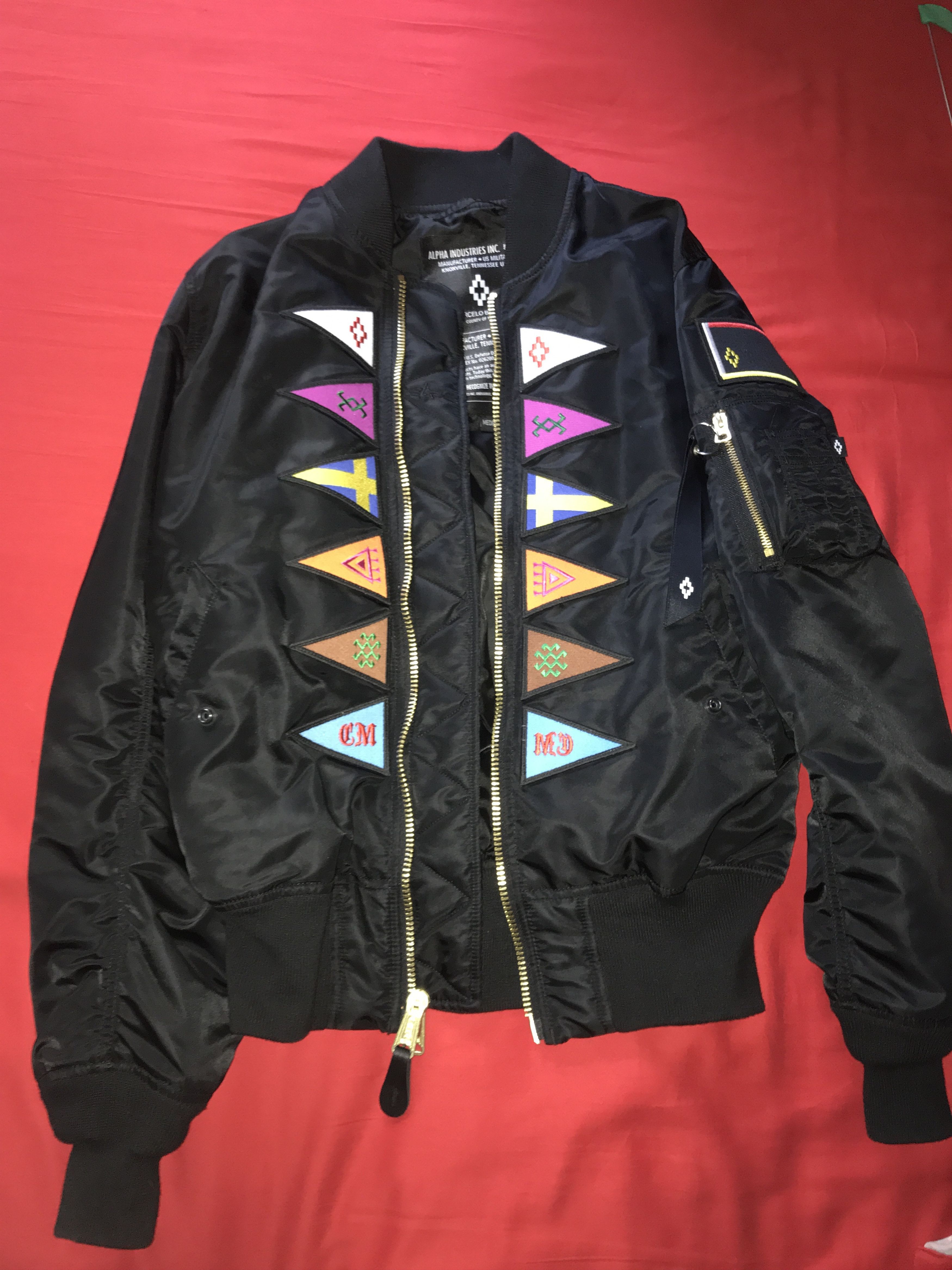 Alpha Industries × Marcelo Burlon Marcelo Burlon x Alpa industries MA-1 |  Grailed