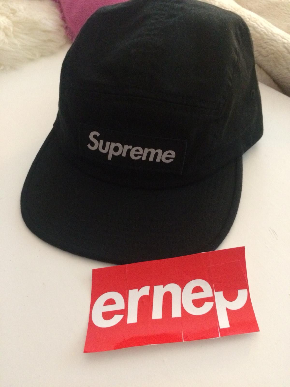 Supreme Black Camp Cap | Grailed