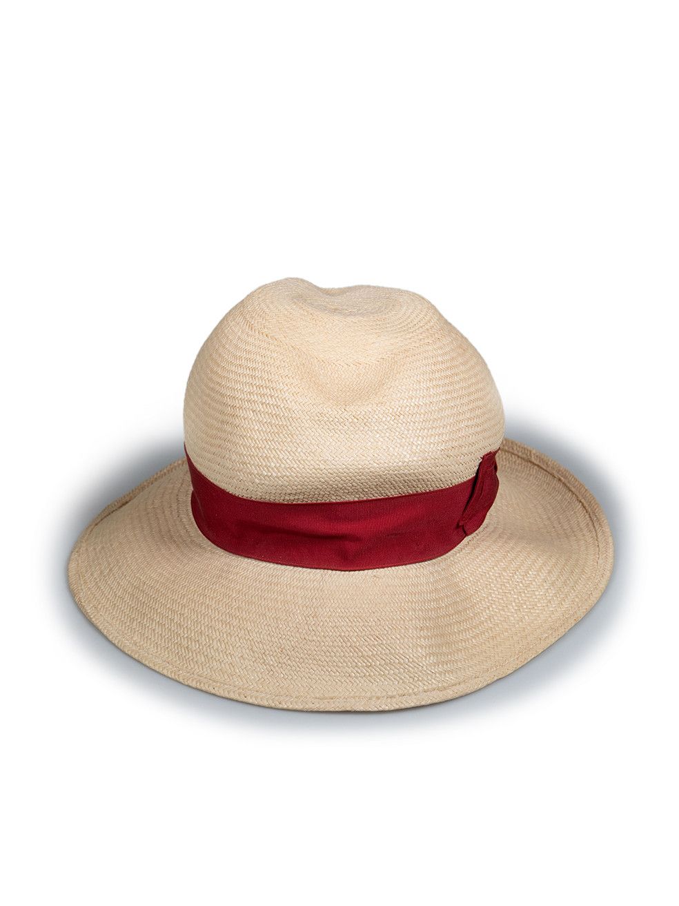 Borsalino Beige Straw Hat Size ONE SIZE - 3 Thumbnail