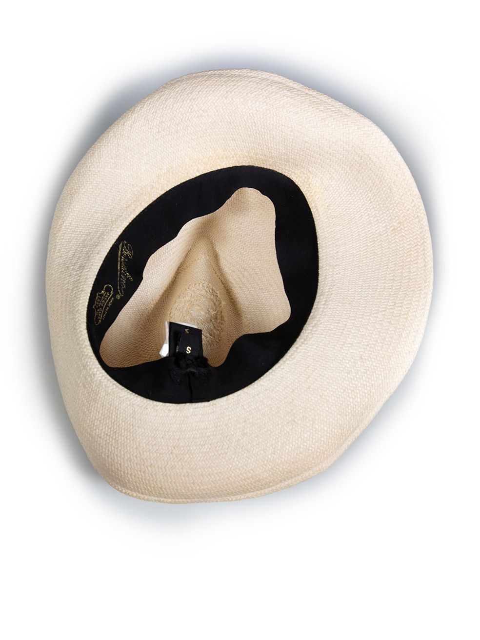 Borsalino Beige Straw Hat Size ONE SIZE - 4 Thumbnail