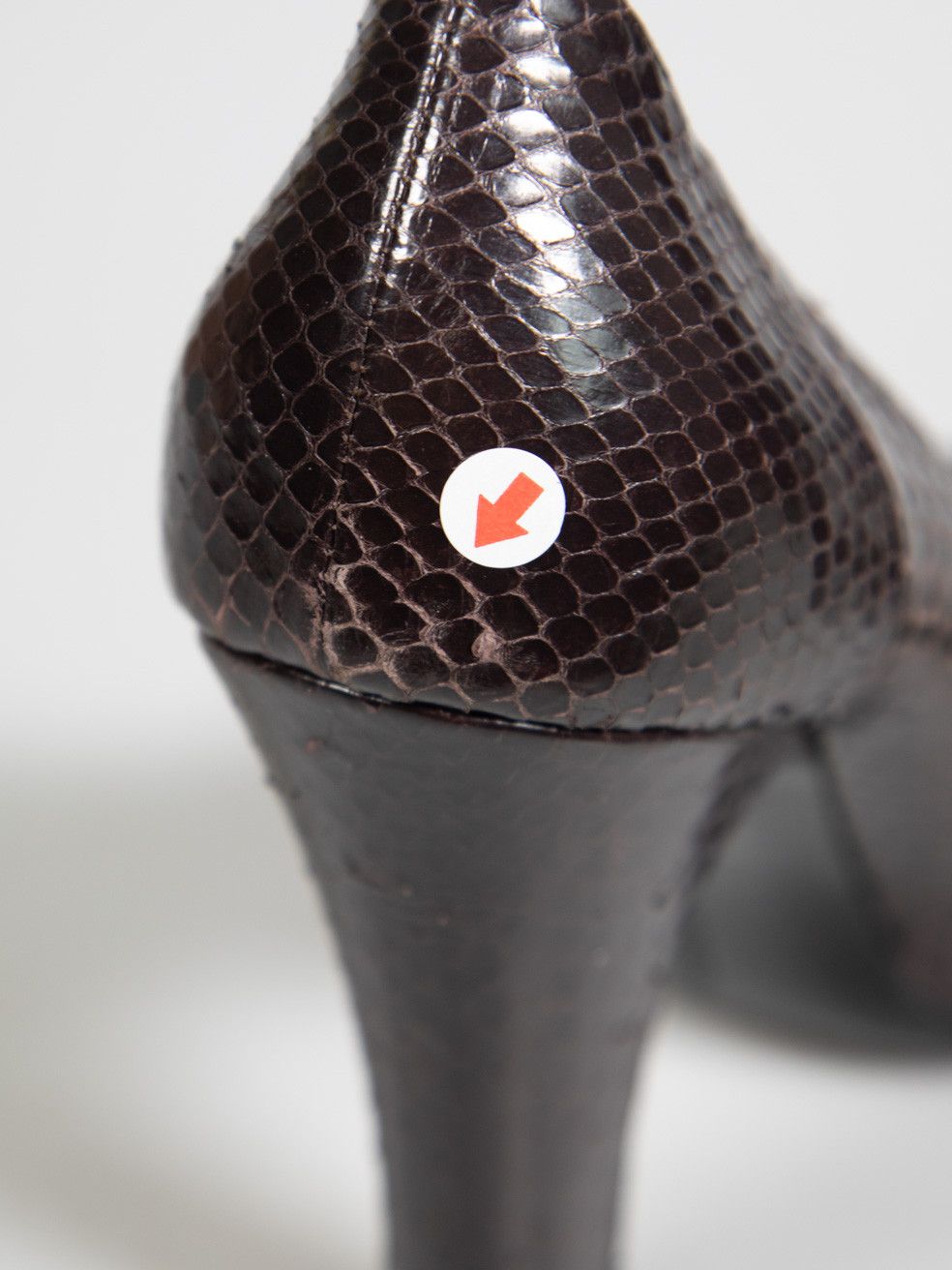 Bottega Veneta Purple Python Leather Pumps Size US 6.5 / IT 36.5 - 6 Thumbnail