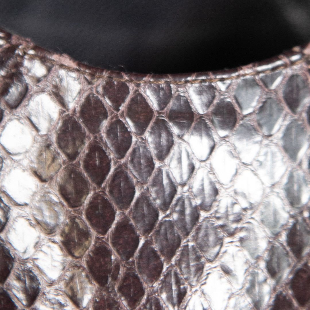 Bottega Veneta Purple Python Leather Pumps Size US 6.5 / IT 36.5 - 5 Thumbnail