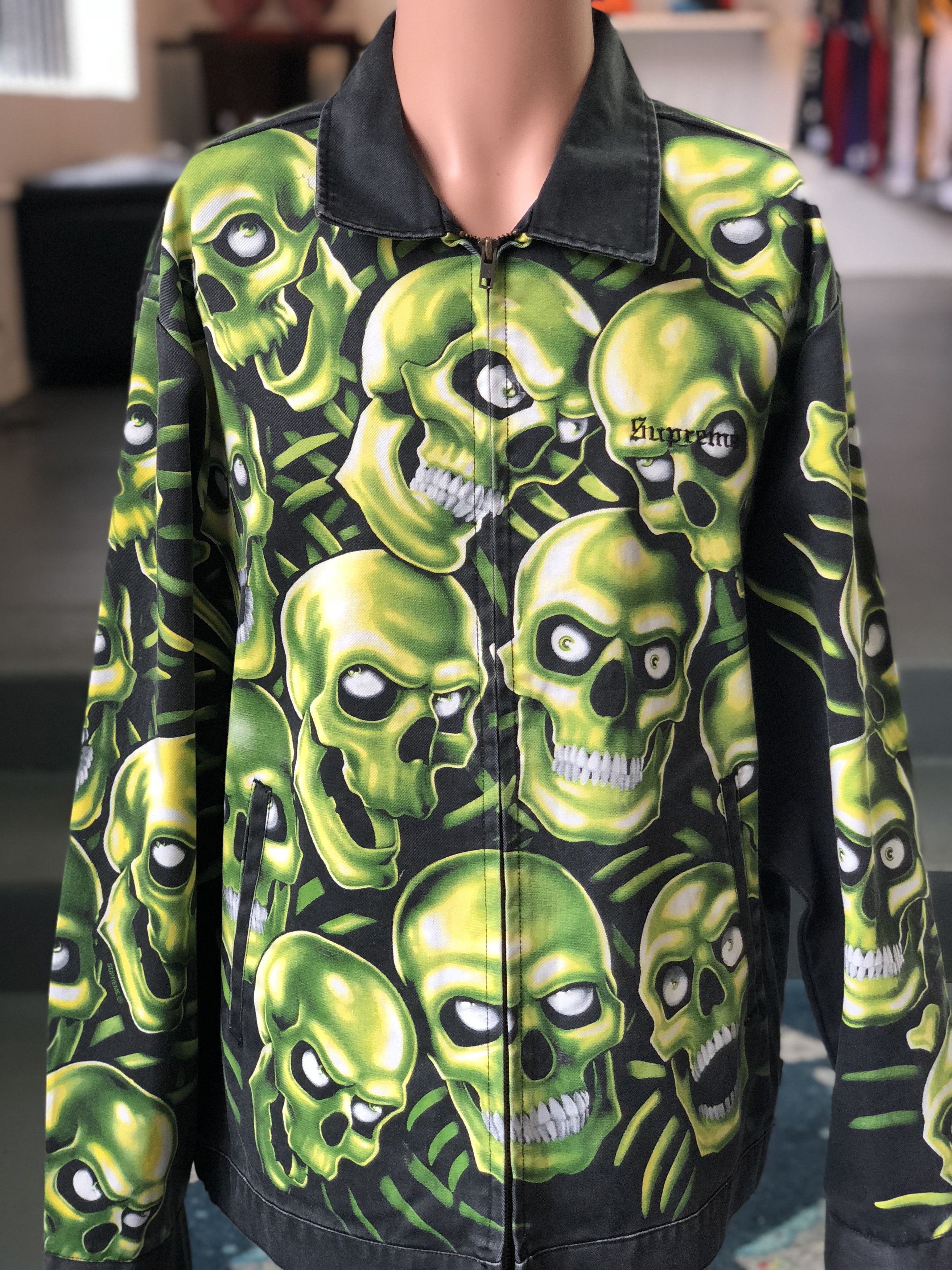 Supreme Skull Pile Work Jaket-