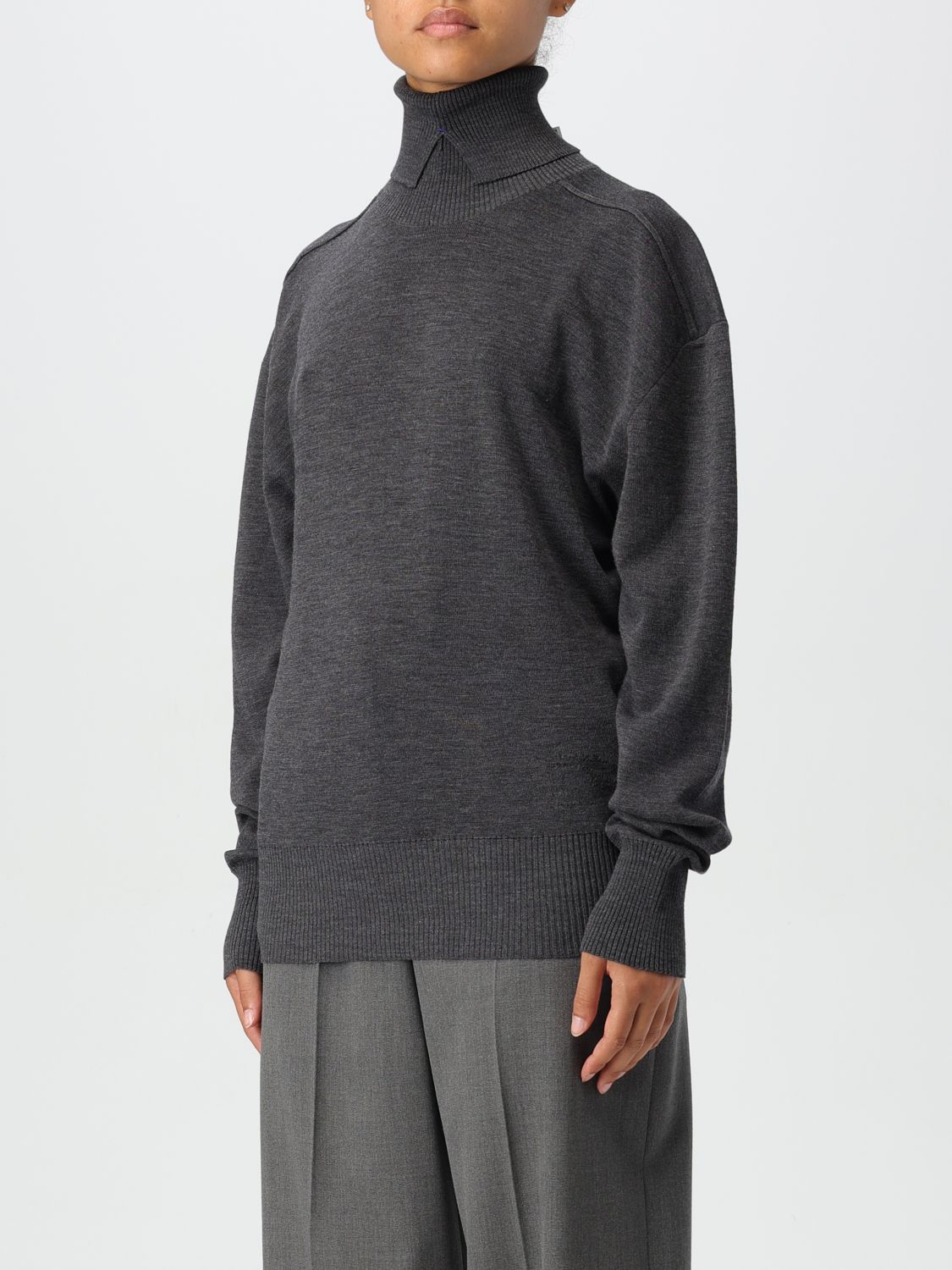 Burberry Burberry Sweater Woman Grey Size M / US 6-8 / IT 42-44 - 3 Thumbnail