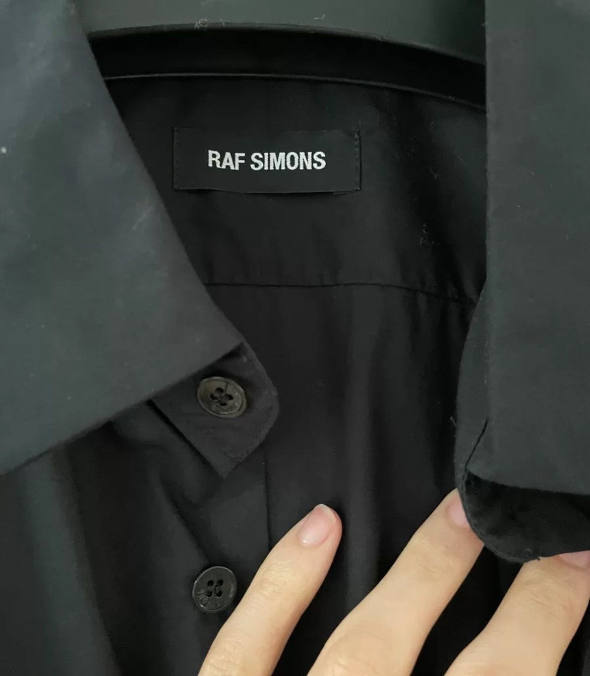 Raf Simons Raf Simons black shirt - DMC Size US S / EU 44-46 / 1 - 4 Thumbnail