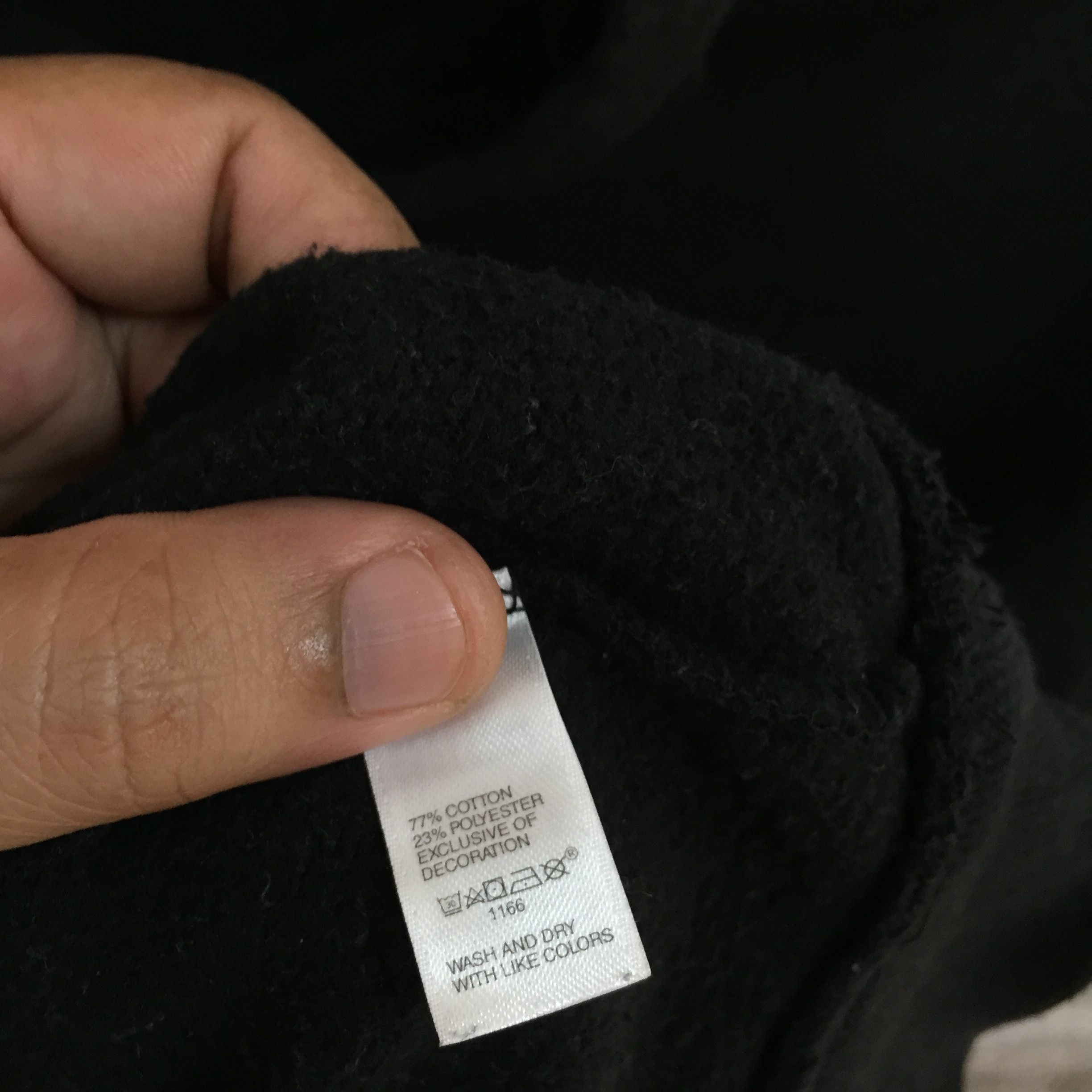 Gap × Vintage GAP hoodie big logo embroidered size XL black Size US XL / EU 56 / 4 - 6 Thumbnail