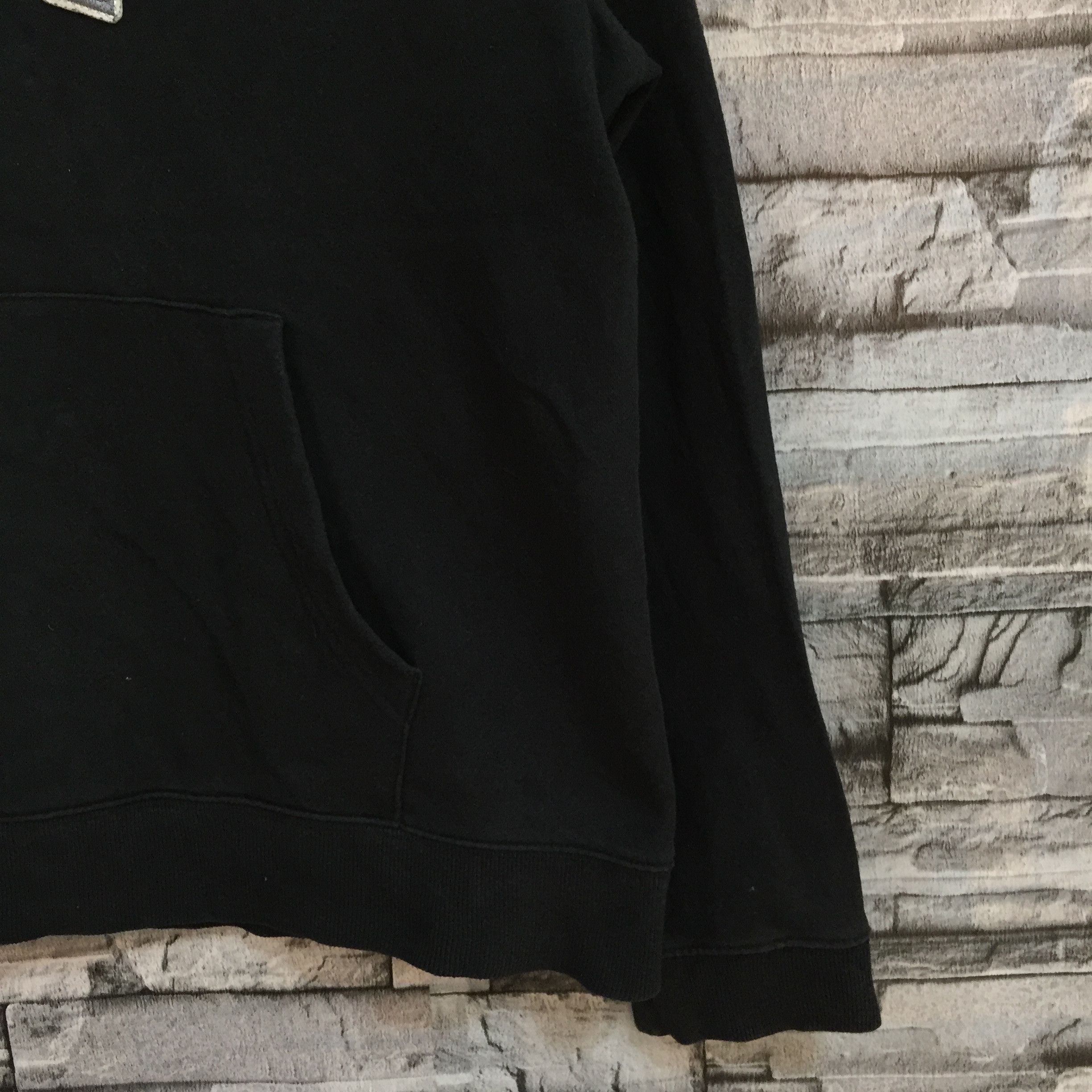 Gap × Vintage GAP hoodie big logo embroidered size XL black Size US XL / EU 56 / 4 - 5 Thumbnail