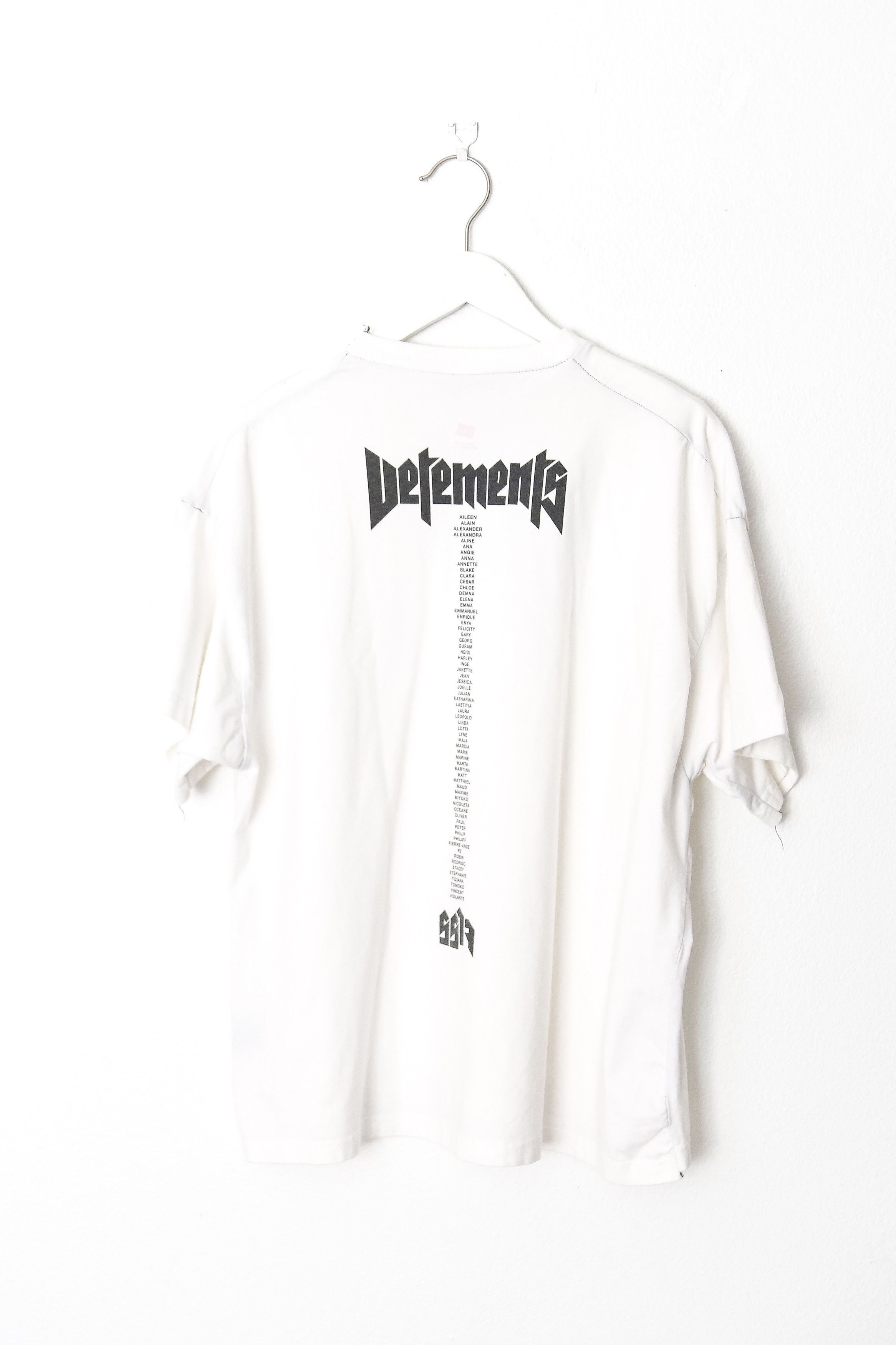 Vetements x Hanes SS17 Oversized Staff Tee - White | Grailed