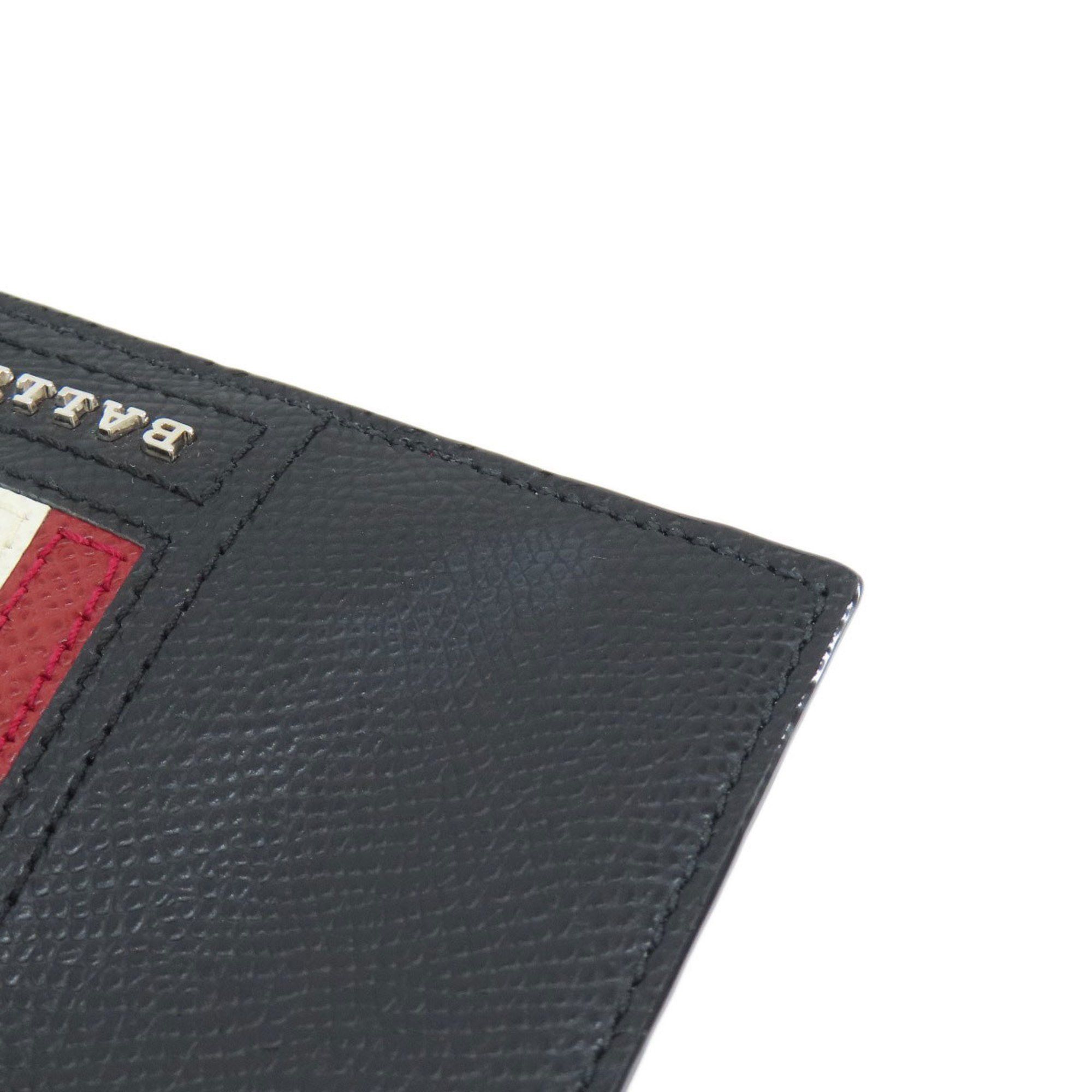 Bally Bally Stripe Business Card Holder/Card Case Leather Women's Size ONE SIZE - 7 Thumbnail