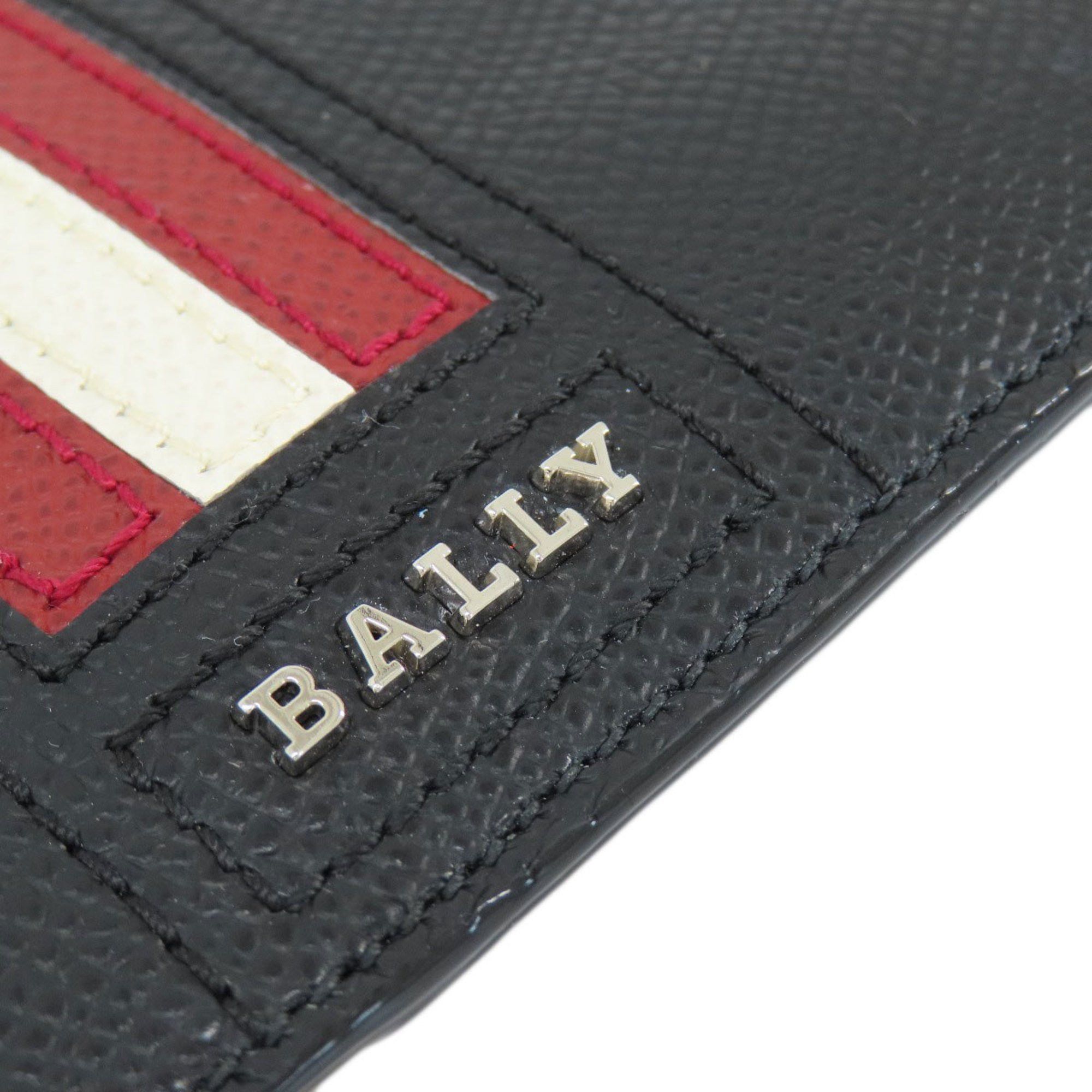 Bally Bally Stripe Business Card Holder/Card Case Leather Women's Size ONE SIZE - 6 Thumbnail
