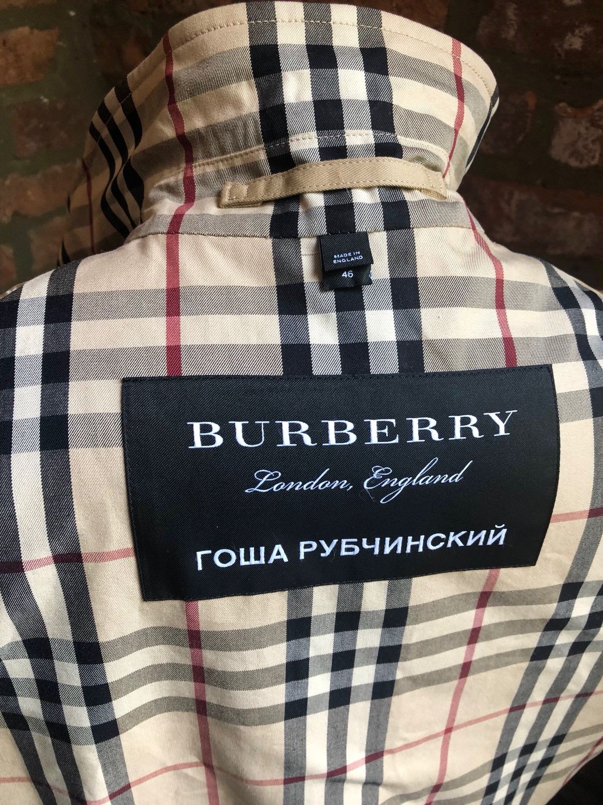Gosha Rubchinskiy Gosha X Burberry Trench Coat Grailed