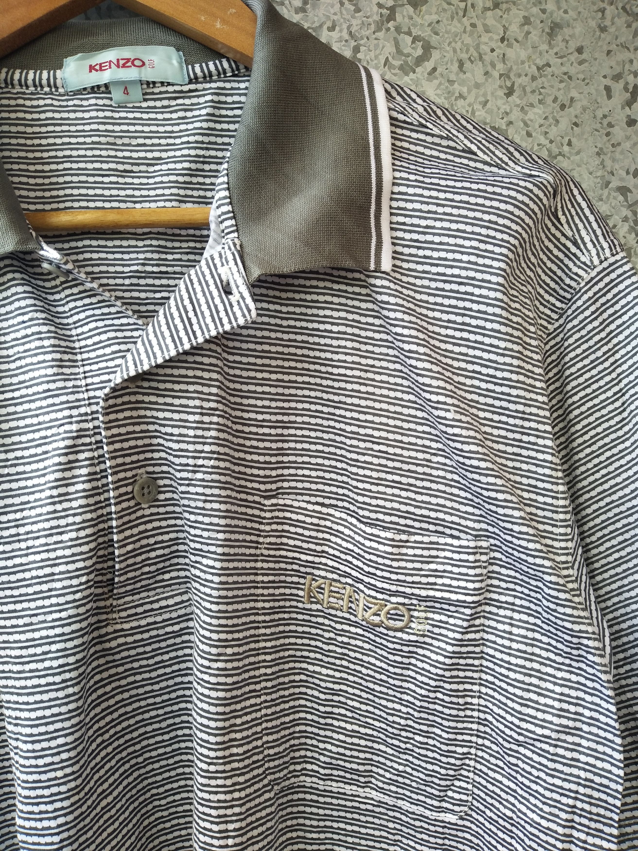 Kenzo 🔥 Vtg KENZO GOLF collar t shirt kenzo stripes polos Size US L / EU 52-54 / 3 - 3 Thumbnail