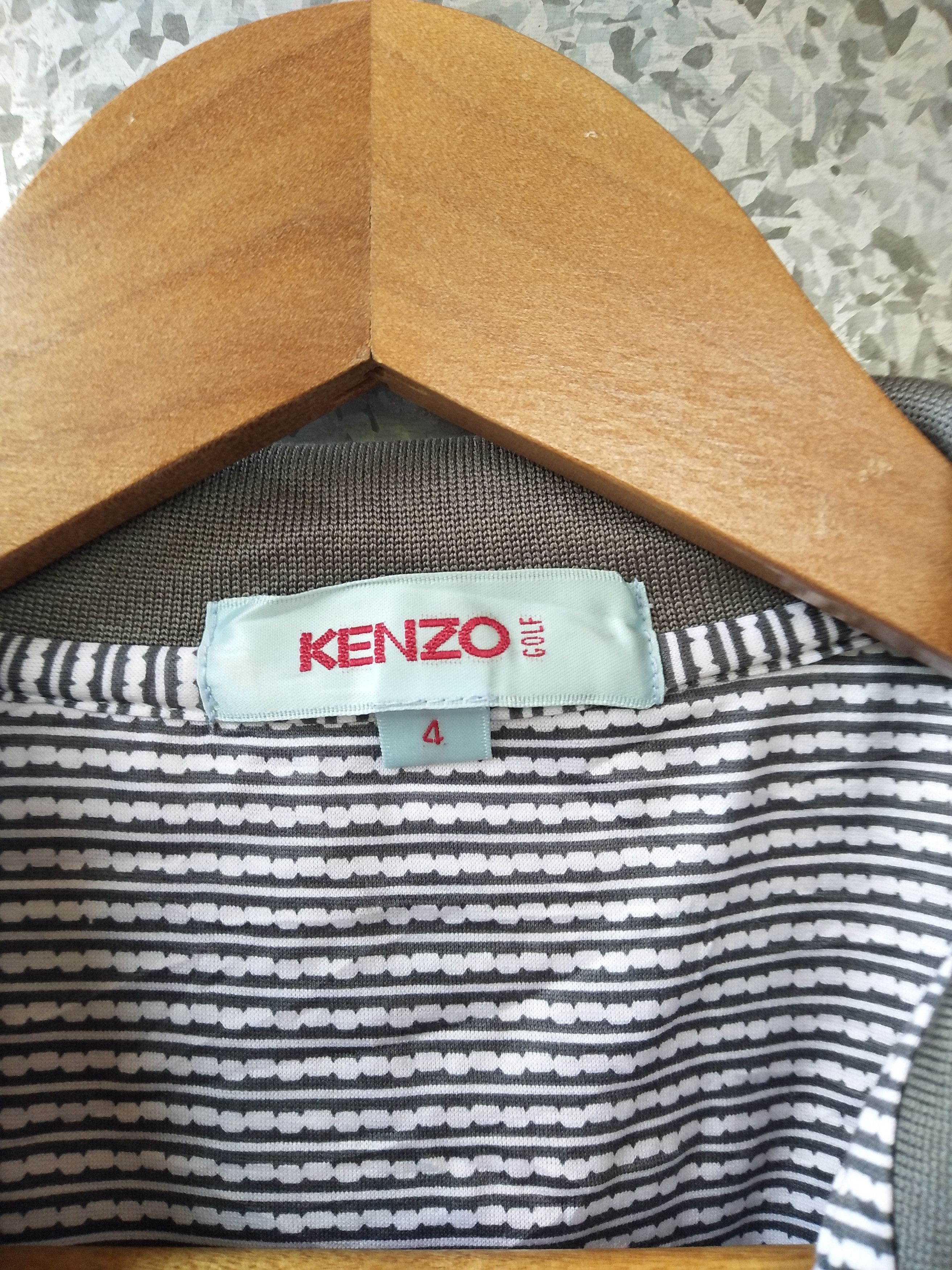 Kenzo 🔥 Vtg KENZO GOLF collar t shirt kenzo stripes polos Size US L / EU 52-54 / 3 - 4 Thumbnail