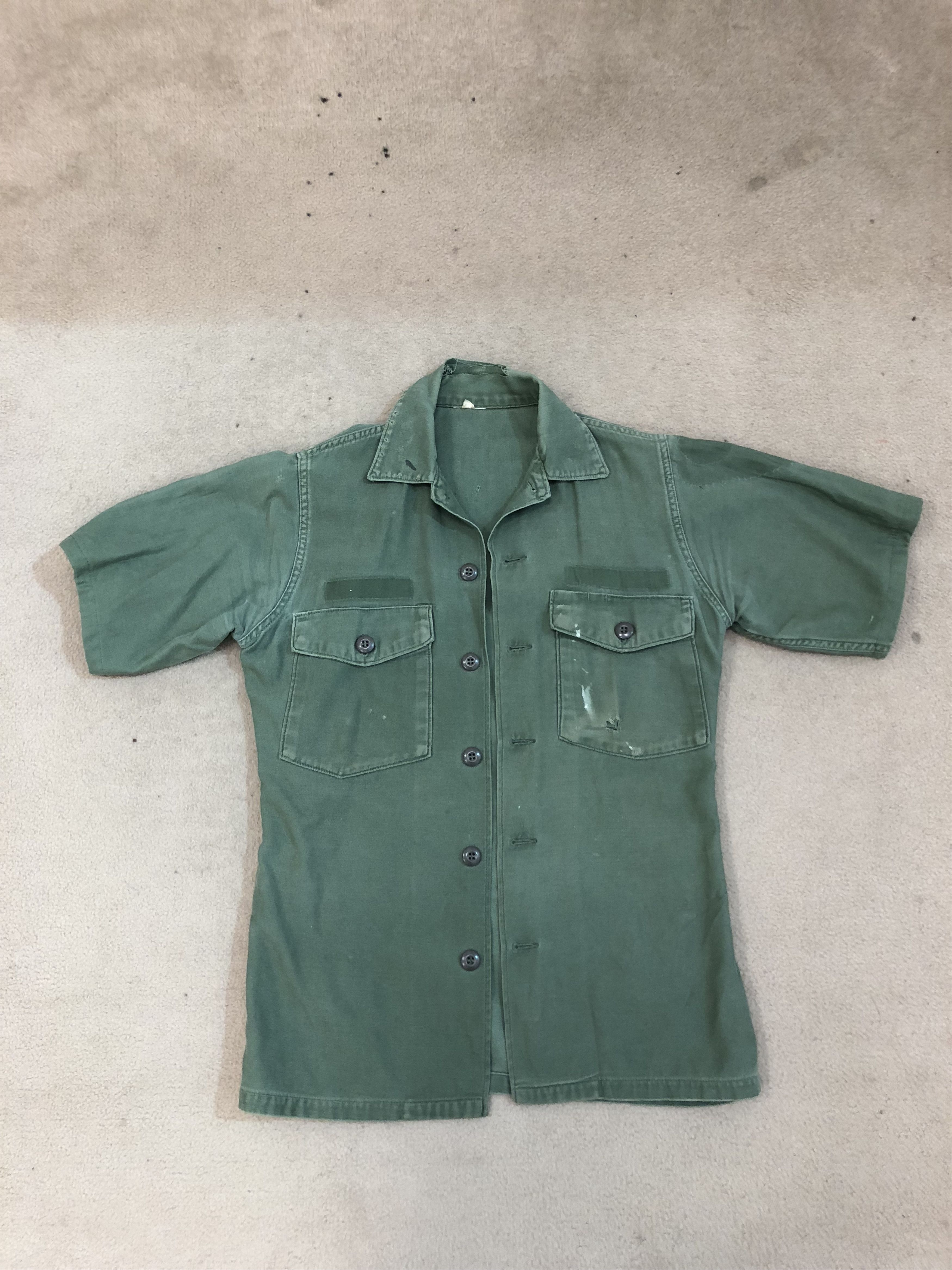 Vintage Vintage Army Shirt Size US S / EU 44-46 / 1 - 3 Preview