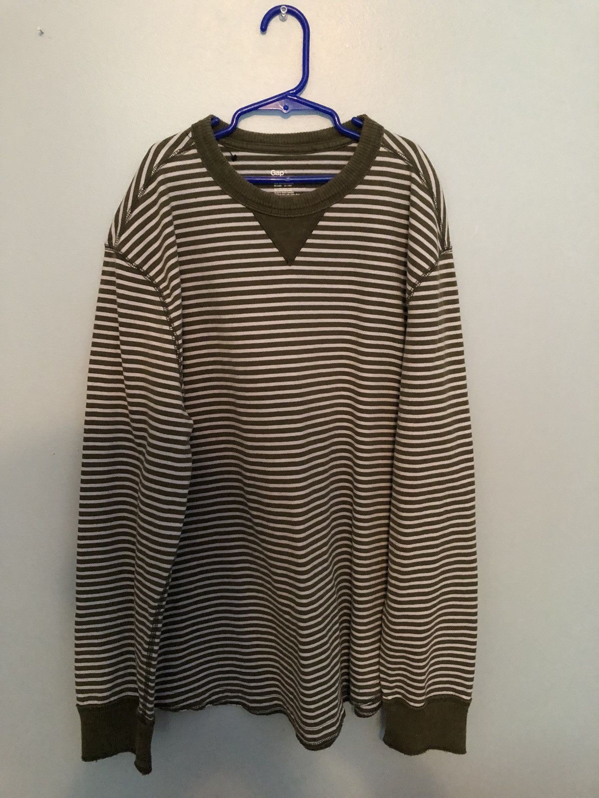 90'S GAP Old Gap Long Sleeve Cotton Striped Shirt Men's XL Vintage /eaa467287