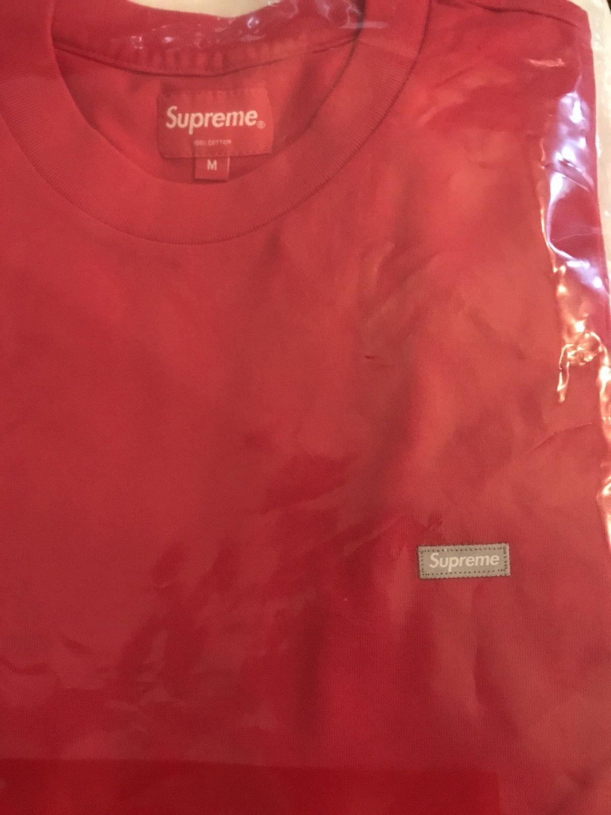 Supreme reflective small box logo tee on sale