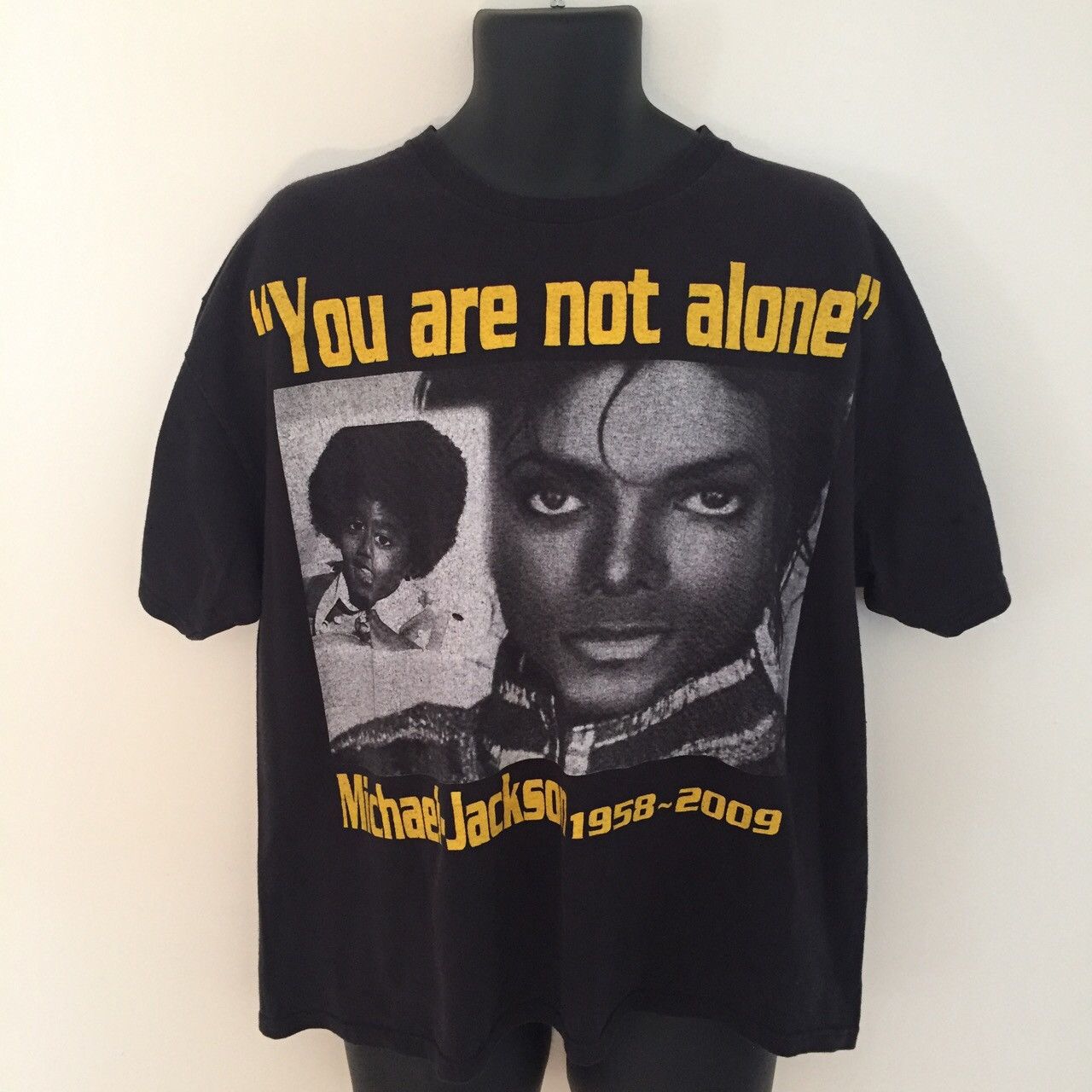 Michael Jackson × Vintage Michael Jackson Memorial T-shirt