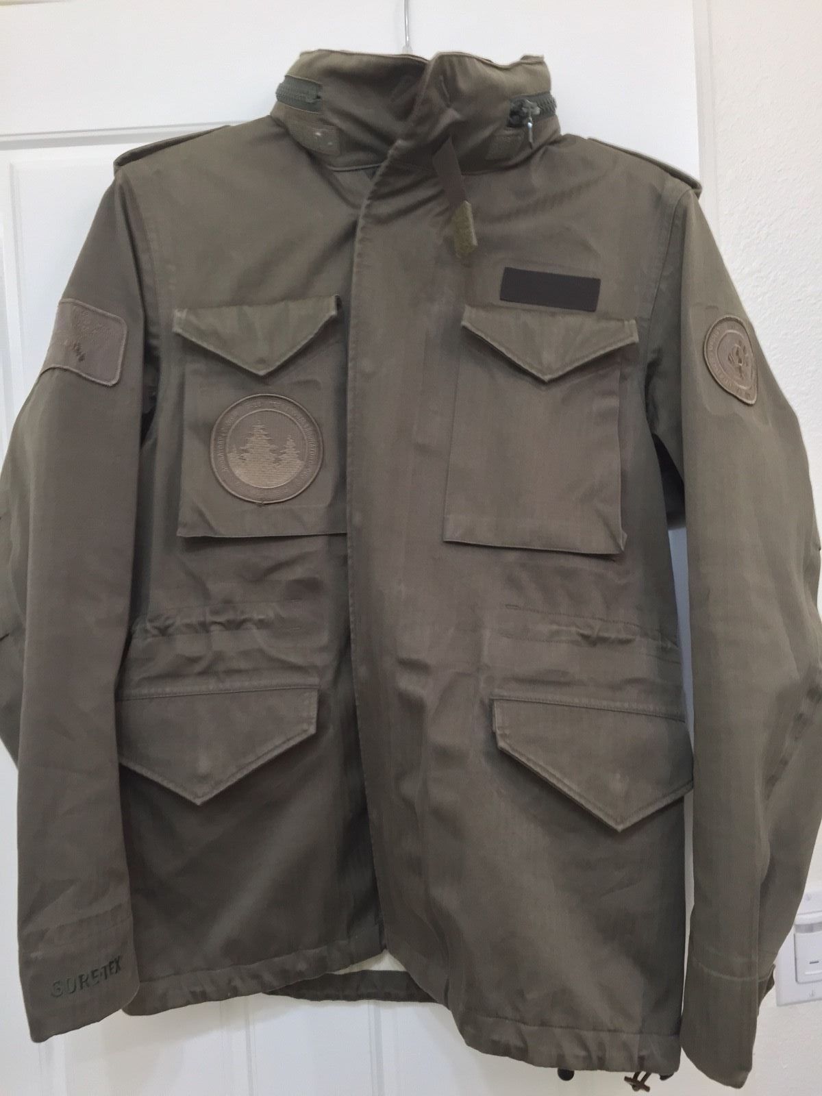 Visvim VISVIM Herringbone Bickle Gore-Tex 3L M-65 jacket OLIVE