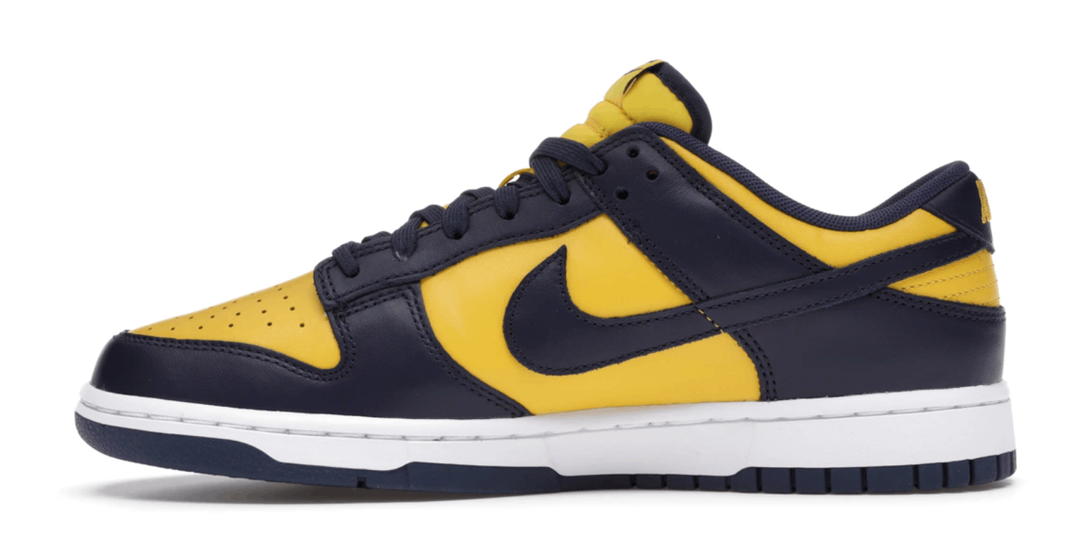 dunk low michigan 2021 on feet