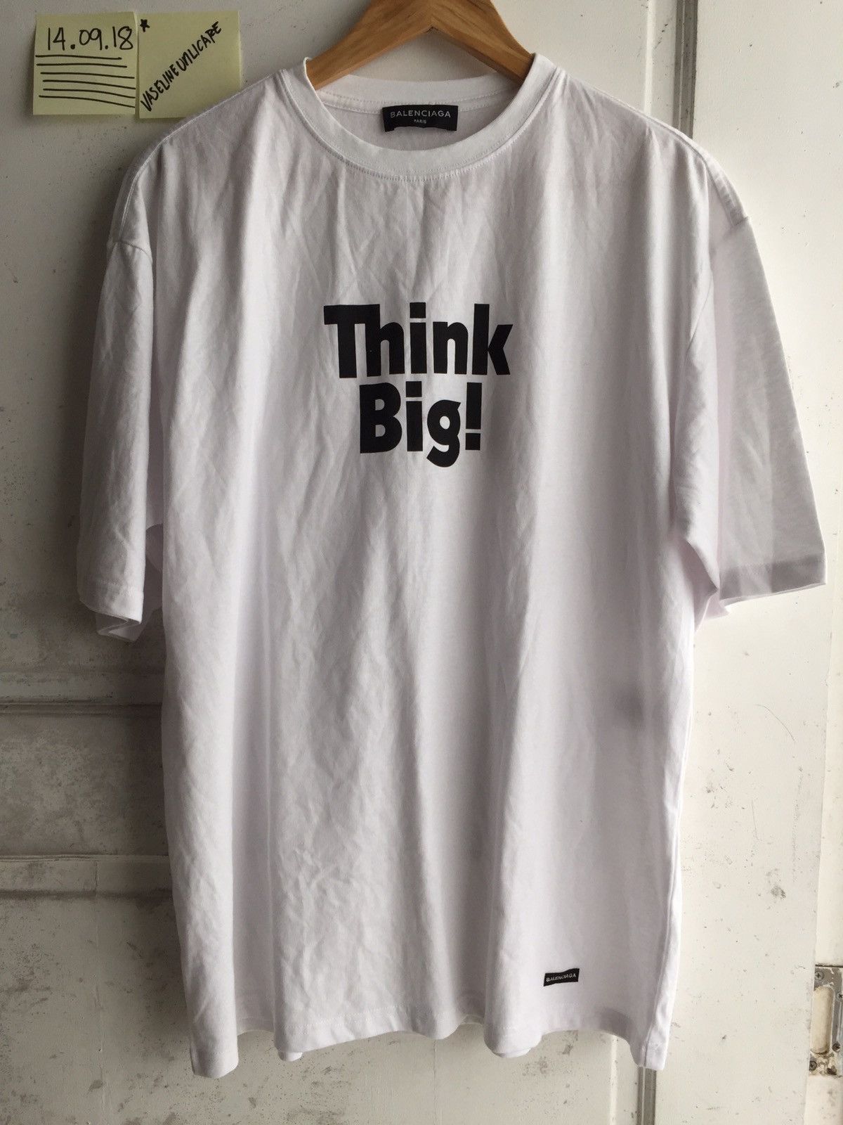 Balenciaga Balenciaga Think Big Ovesized Tee | Grailed