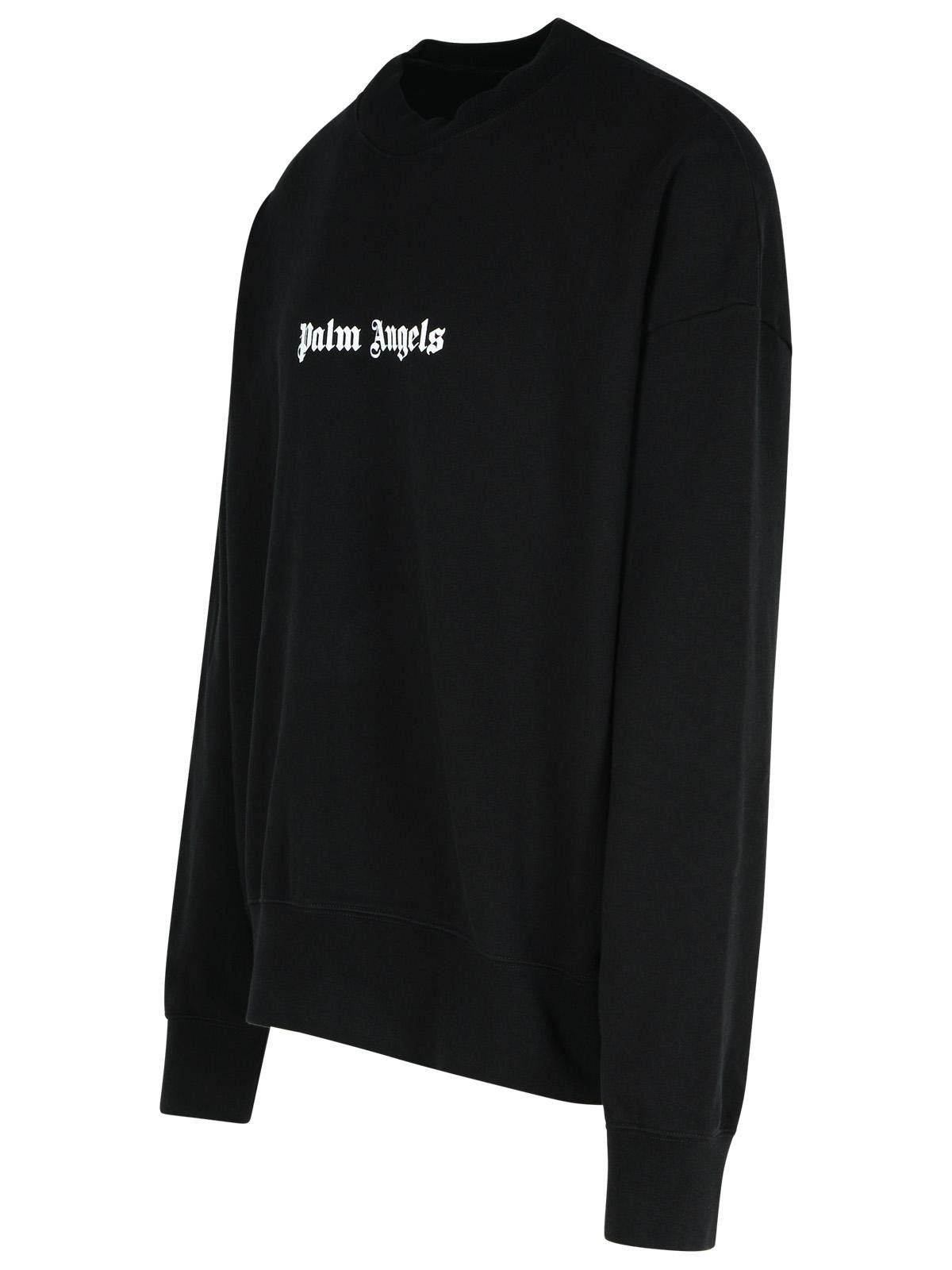 Palm Angels PALM ANGELS Black Cotton Sweatshirt Size US M / EU 48-50 / 2 - 2 Thumbnail