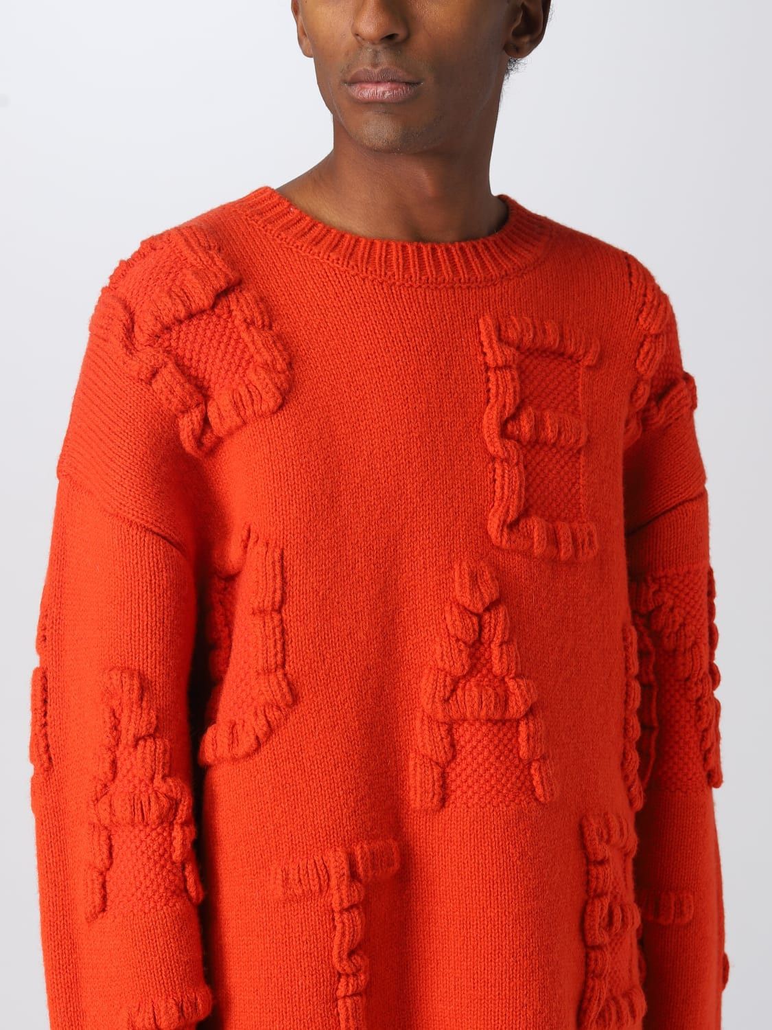 Bottega Veneta Alphabet Sweater in red Size US L / EU 52-54 / 3 - 3 Thumbnail