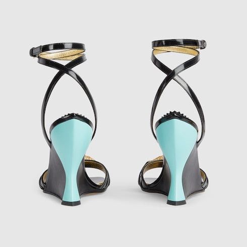 Gucci Gucci Snake Hardware High Heel Sandals SIZE 36.5 Size ONE SIZE - 3 Thumbnail