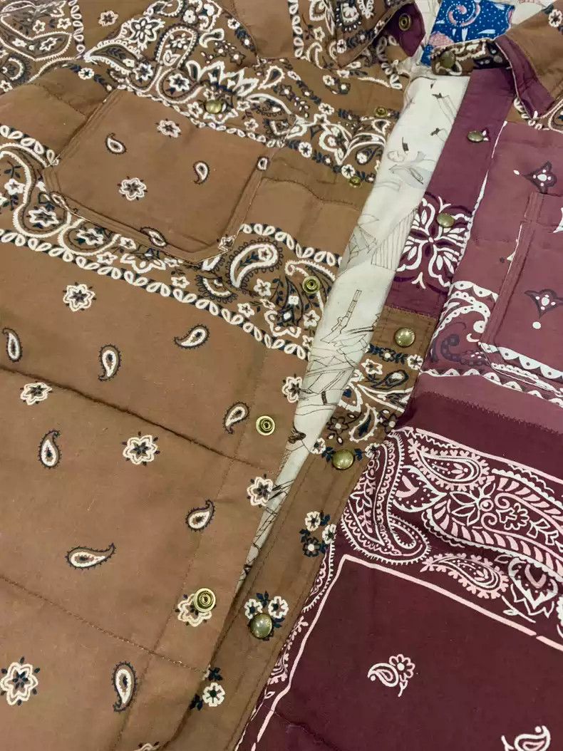Visvim visvim ict bandana kerchief down | Grailed