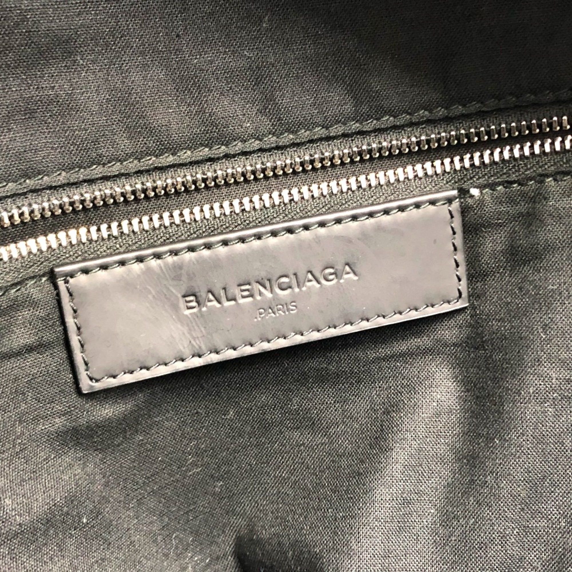 Balenciaga Balenciaga 392007 logo Backpack Navy Black Size ONE SIZE - 8 Thumbnail