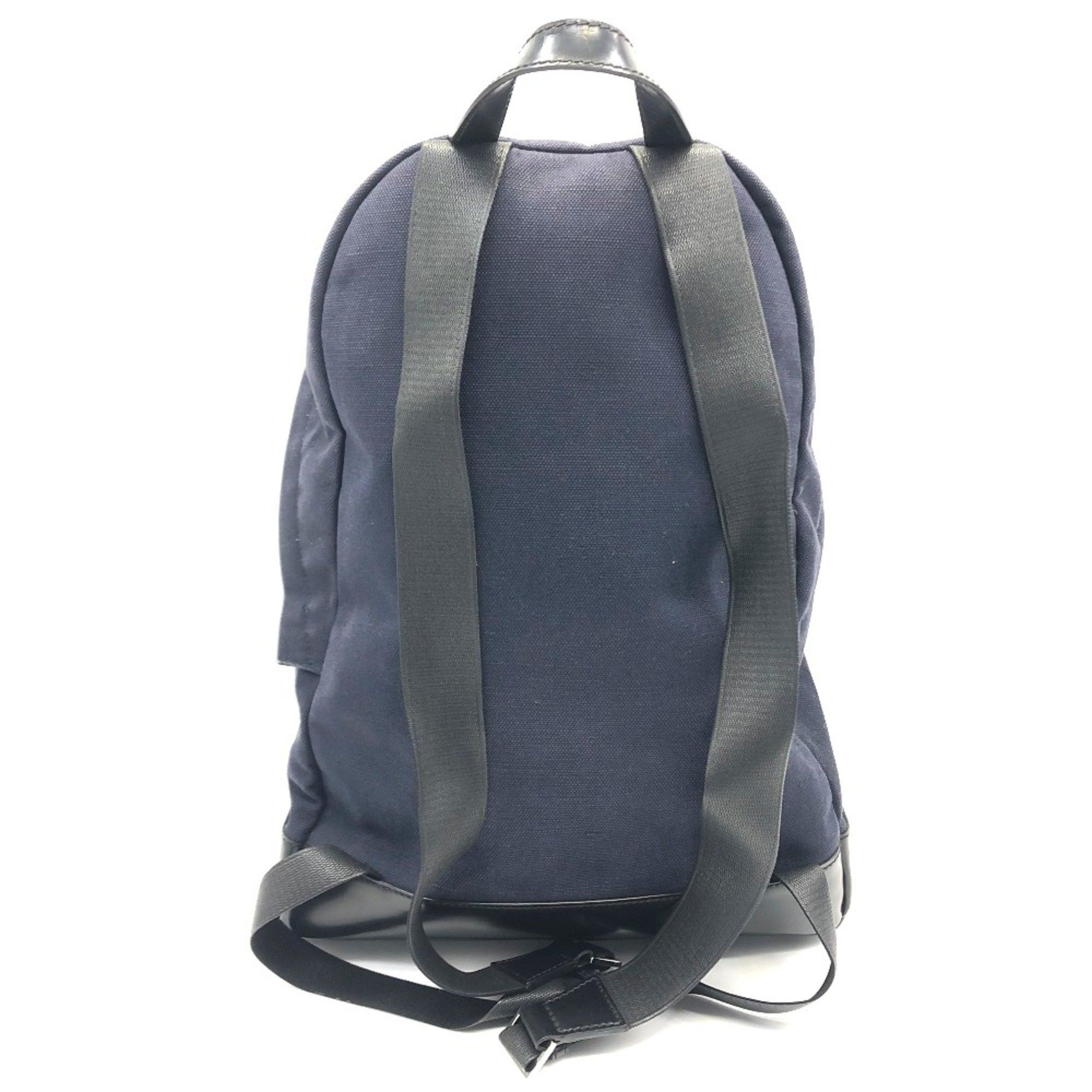 Balenciaga Balenciaga 392007 logo Backpack Navy Black Size ONE SIZE - 2 Thumbnail