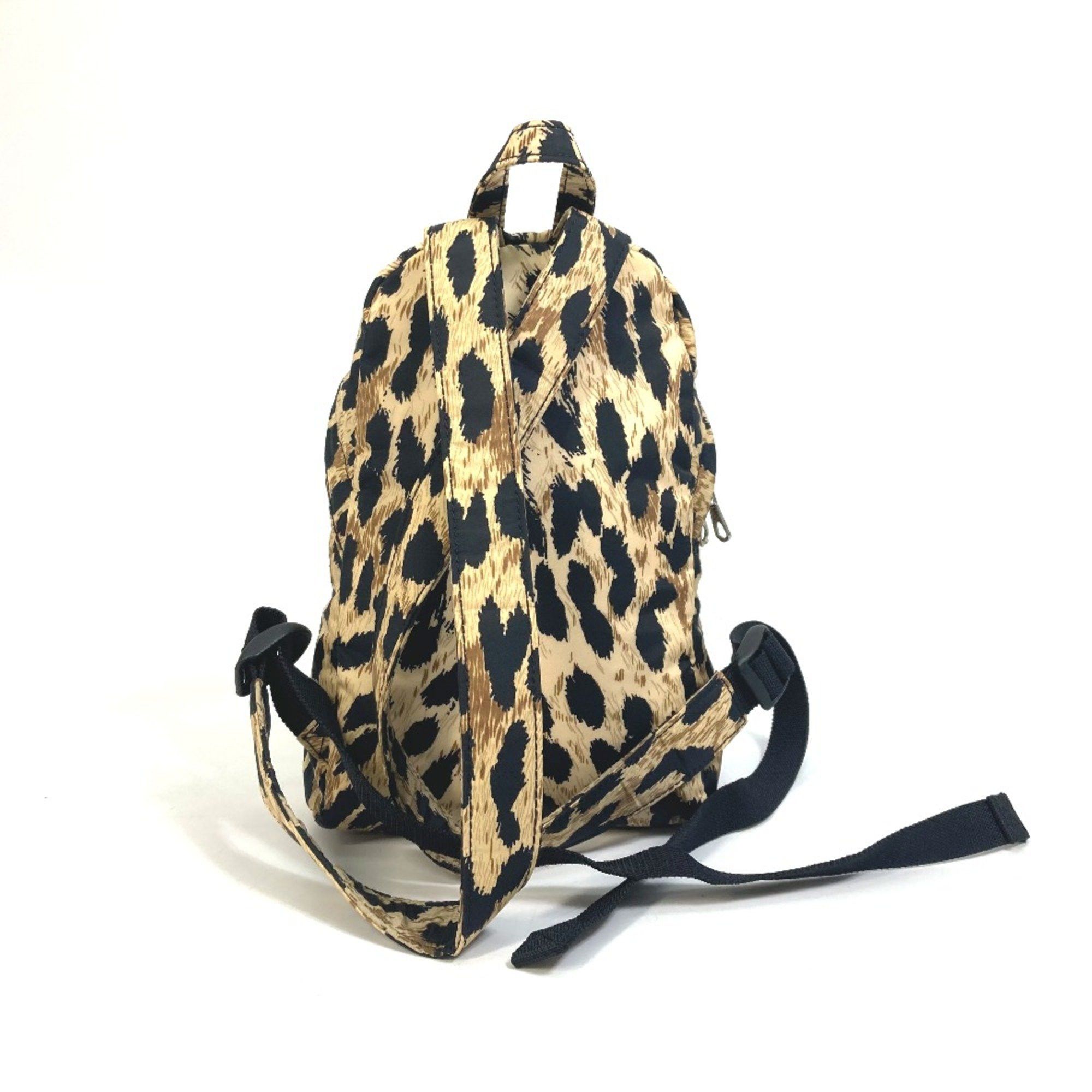 Balenciaga Balenciaga 580026 Leopard leopard print leopard bag backpack bag Backpack Beige Black Size ONE SIZE - 2 Thumbnail