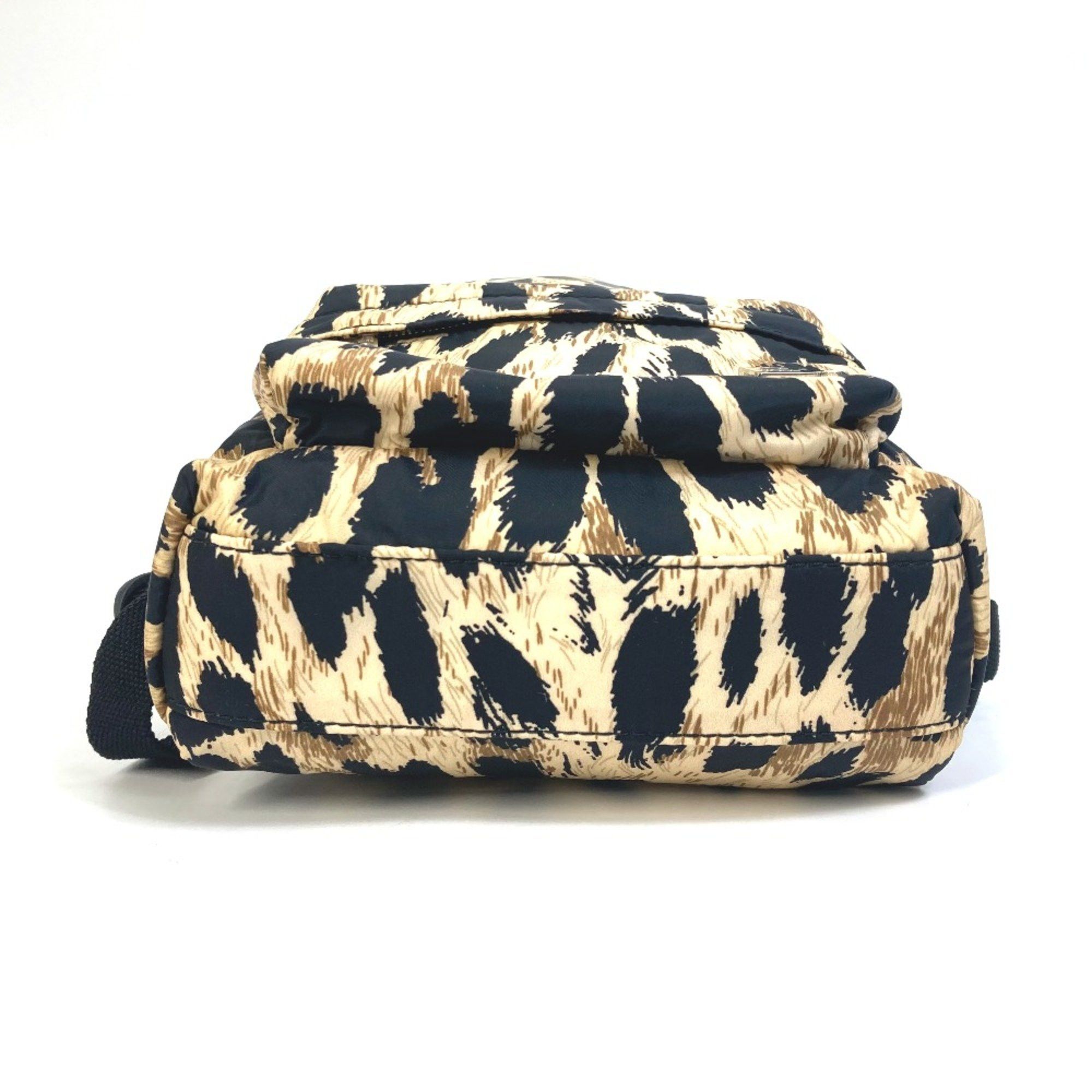 Balenciaga Balenciaga 580026 Leopard leopard print leopard bag backpack bag Backpack Beige Black Size ONE SIZE - 5 Thumbnail