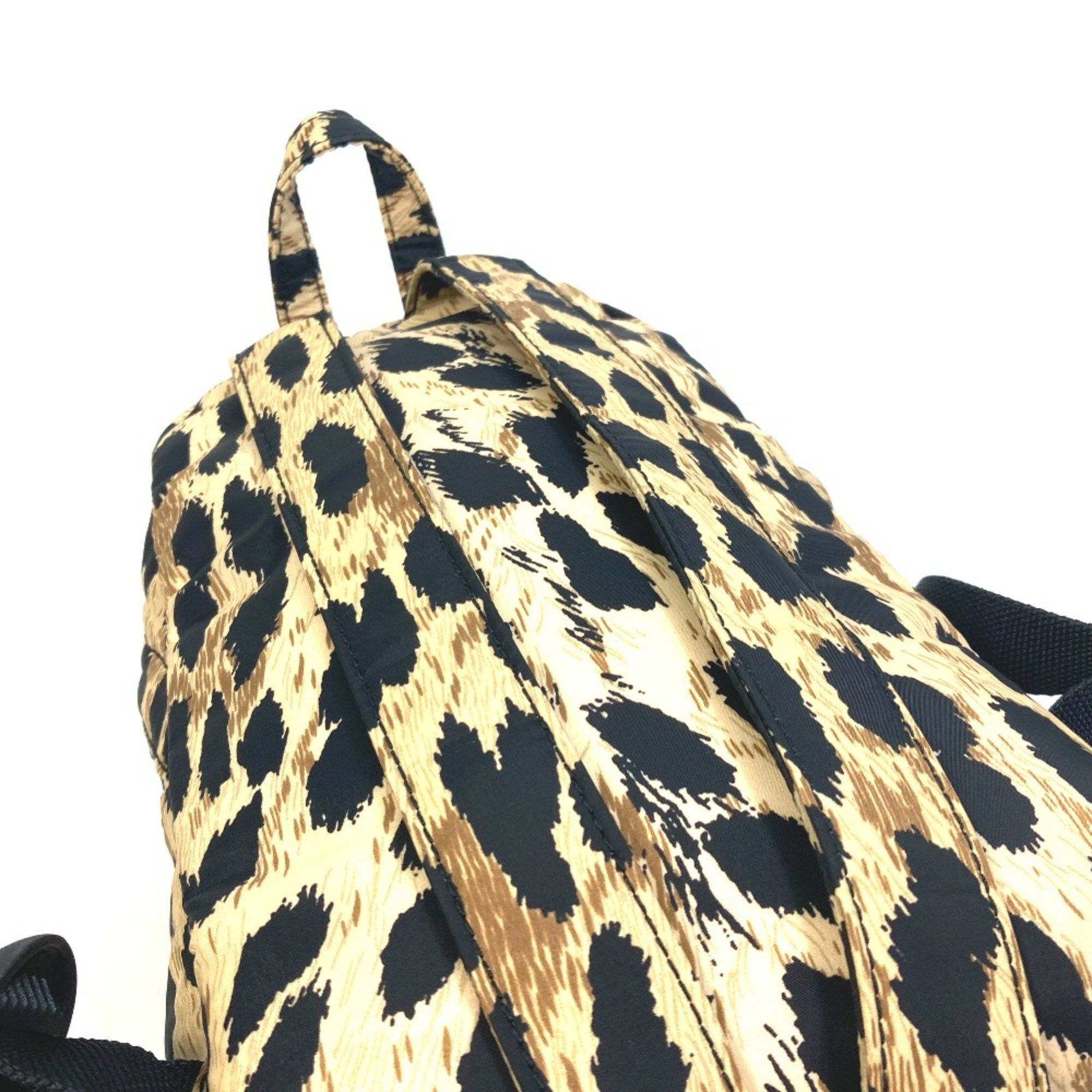 Balenciaga Balenciaga 580026 Leopard leopard print leopard bag backpack bag Backpack Beige Black Size ONE SIZE - 4 Thumbnail