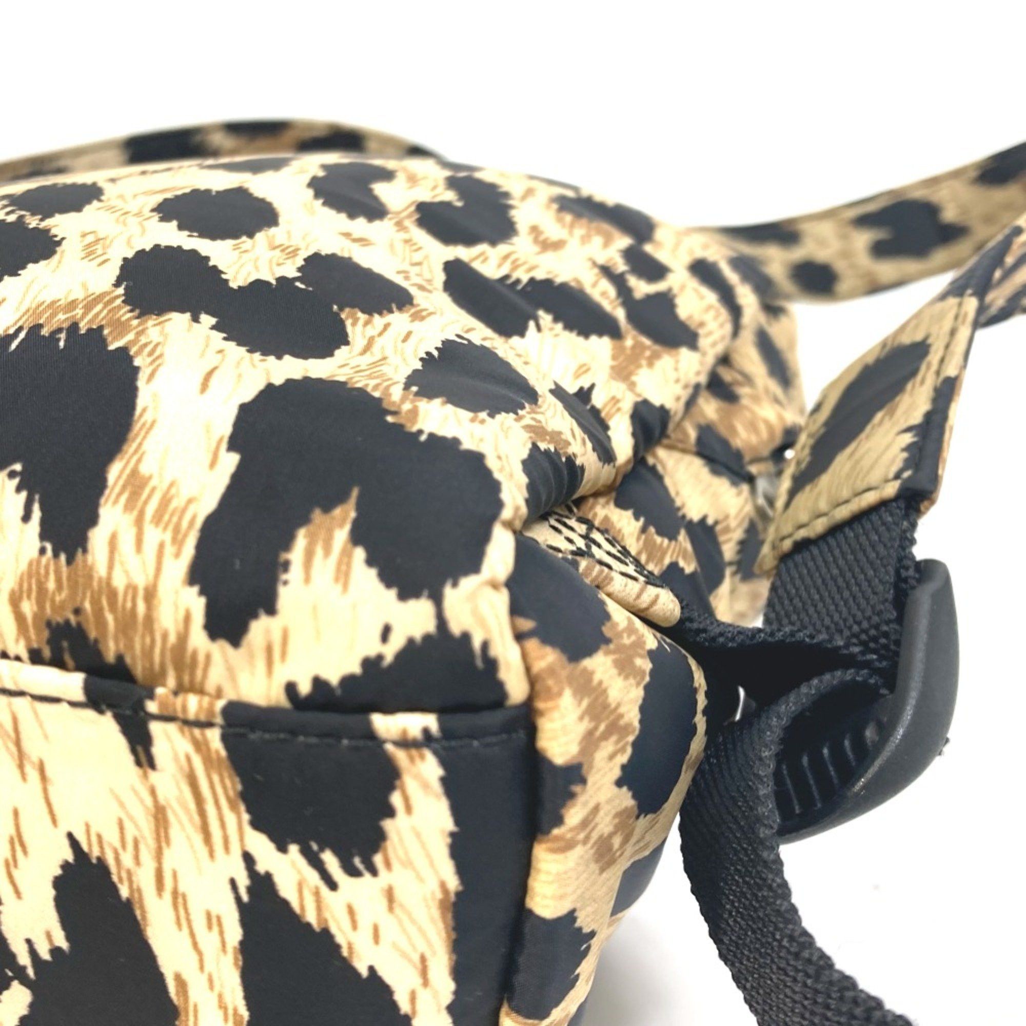 Balenciaga Balenciaga 580026 Leopard leopard print leopard bag backpack bag Backpack Beige Black Size ONE SIZE - 9 Thumbnail