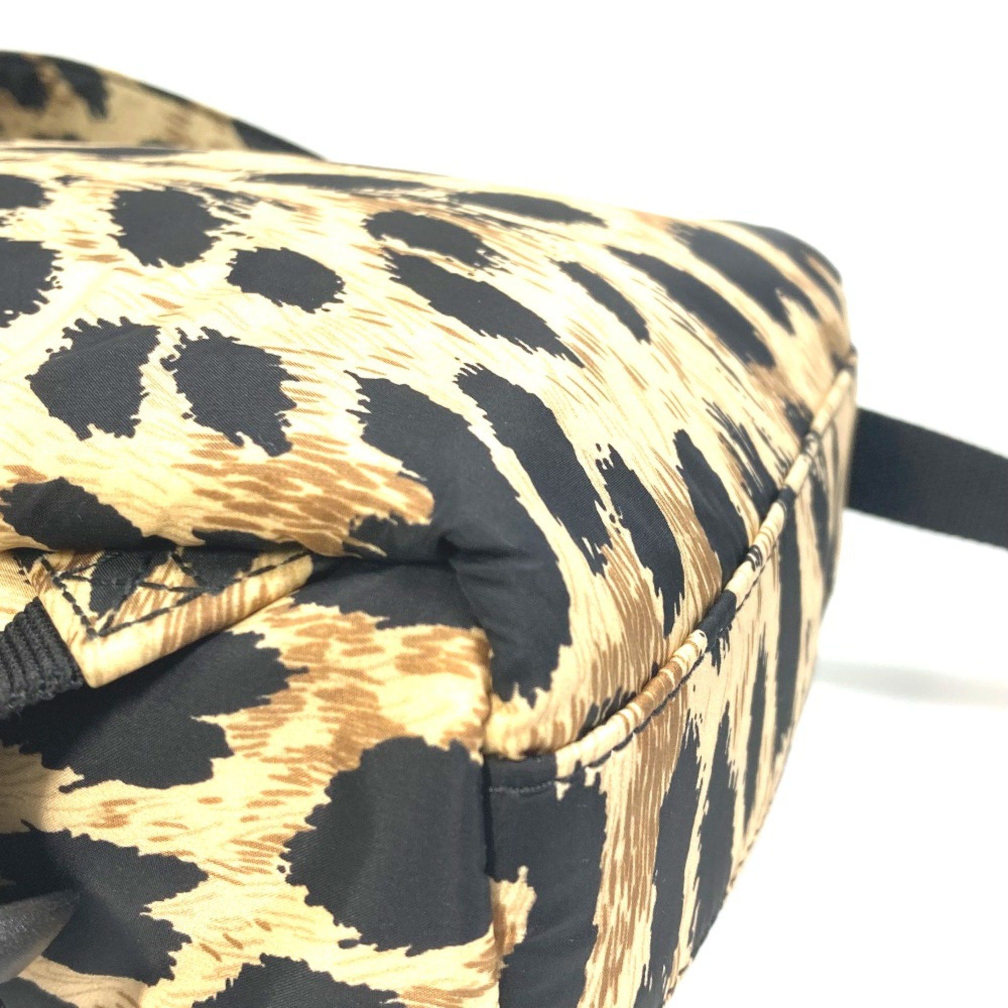 Balenciaga Balenciaga 580026 Leopard leopard print leopard bag backpack bag Backpack Beige Black Size ONE SIZE - 8 Thumbnail