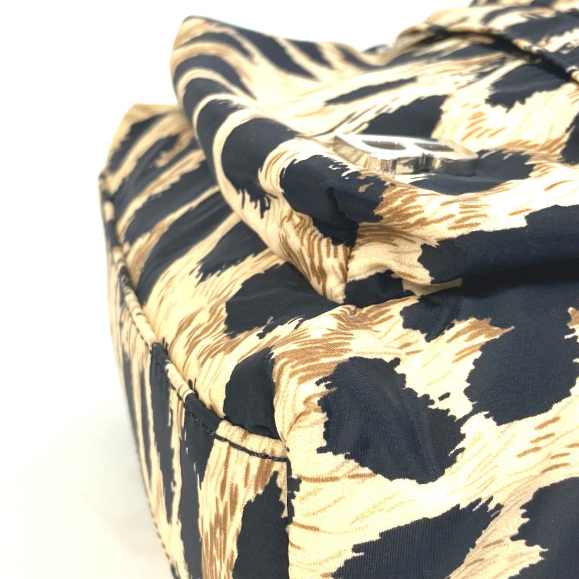 Balenciaga Balenciaga 580026 Leopard leopard print leopard bag backpack bag Backpack Beige Black Size ONE SIZE - 6 Thumbnail