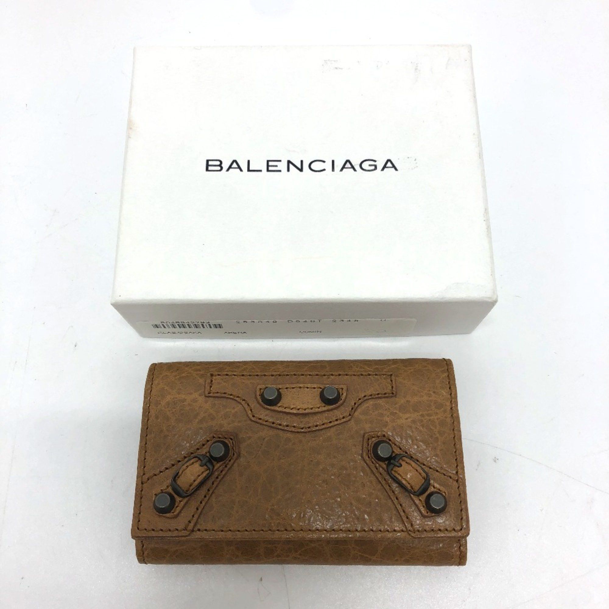 Balenciaga Balenciaga 253048 accessories/studs 6-Ring Accessory Key Case Brown Size ONE SIZE - 13 Thumbnail