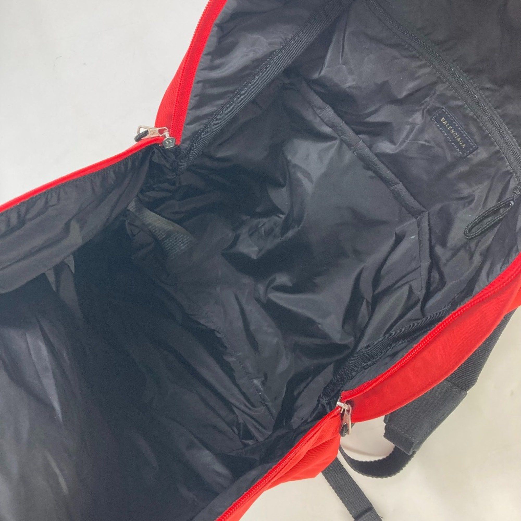 Balenciaga Balenciaga 507460 Bicolor bag Backpack Backpack Red Black Size ONE SIZE - 15 Thumbnail