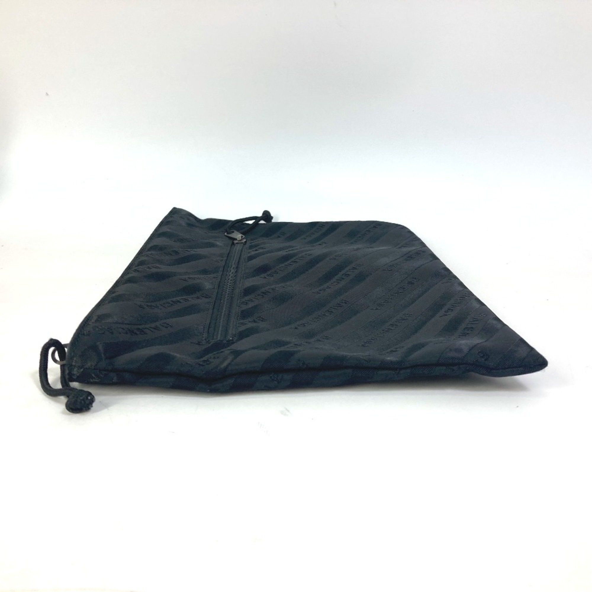 Balenciaga Balenciaga 459745 logo bag pouch Clutch bag Black Size ONE SIZE - 4 Thumbnail