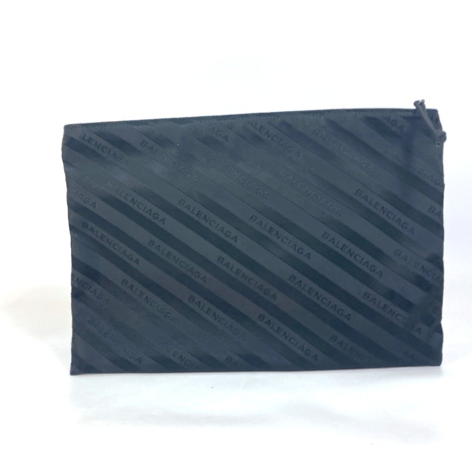Balenciaga Balenciaga 459745 logo bag pouch Clutch bag Black Size ONE SIZE - 2 Thumbnail